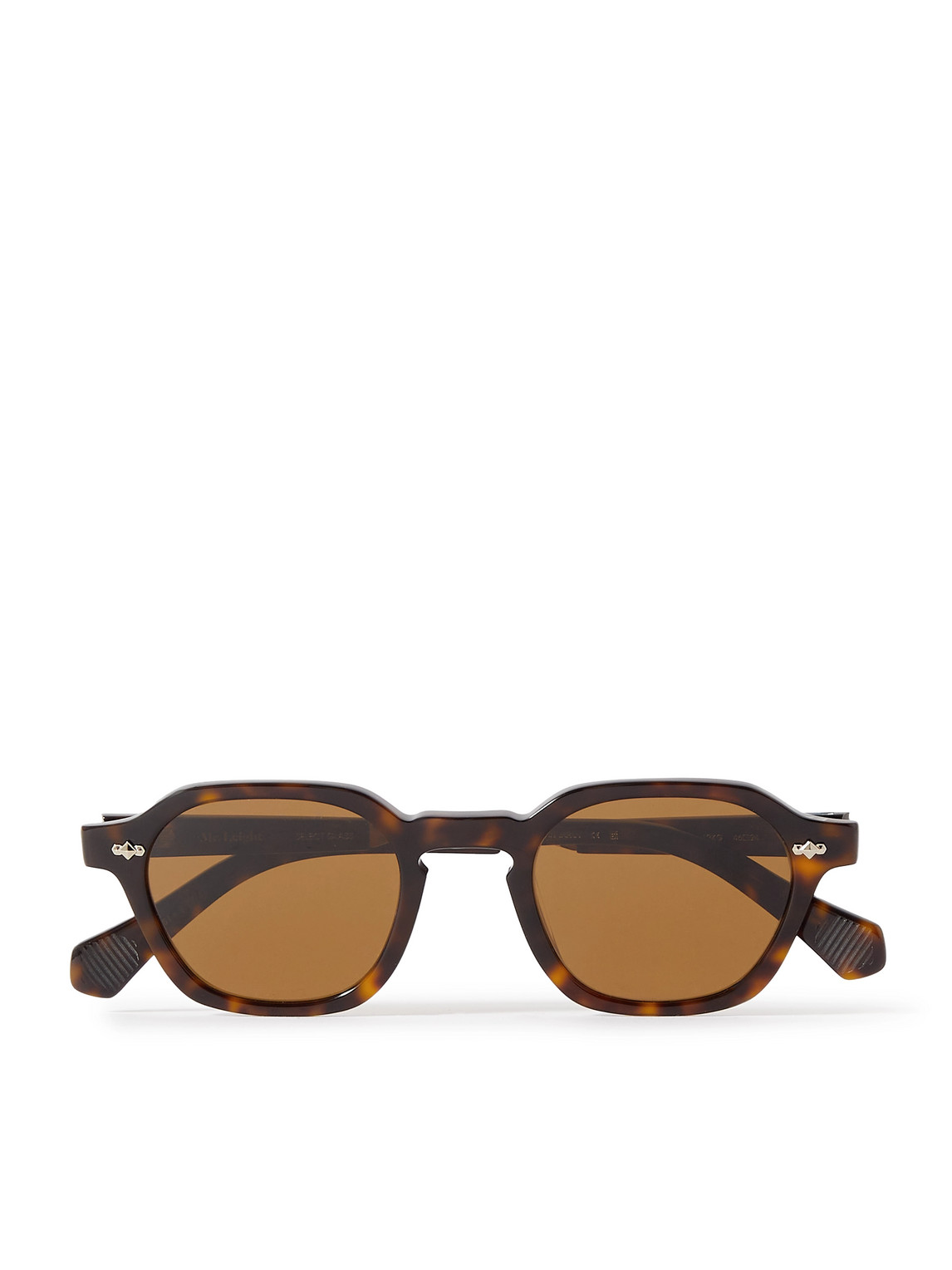 Mr Leight Rell Round-Frame Tortoiseshell Acetate Sunglasses