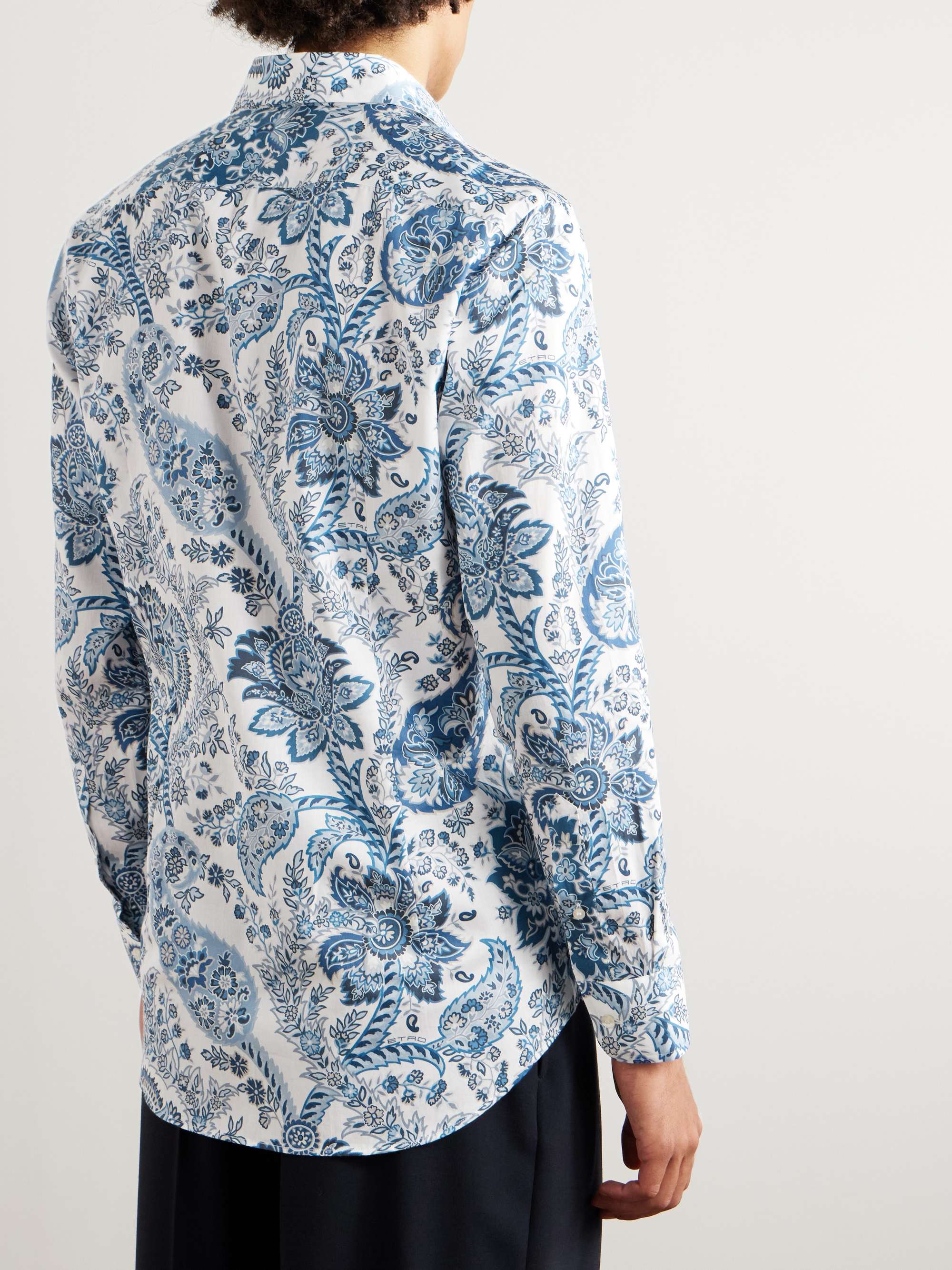 ETRO Paisley-Print Cotton-Twill Shirt for Men | MR PORTER