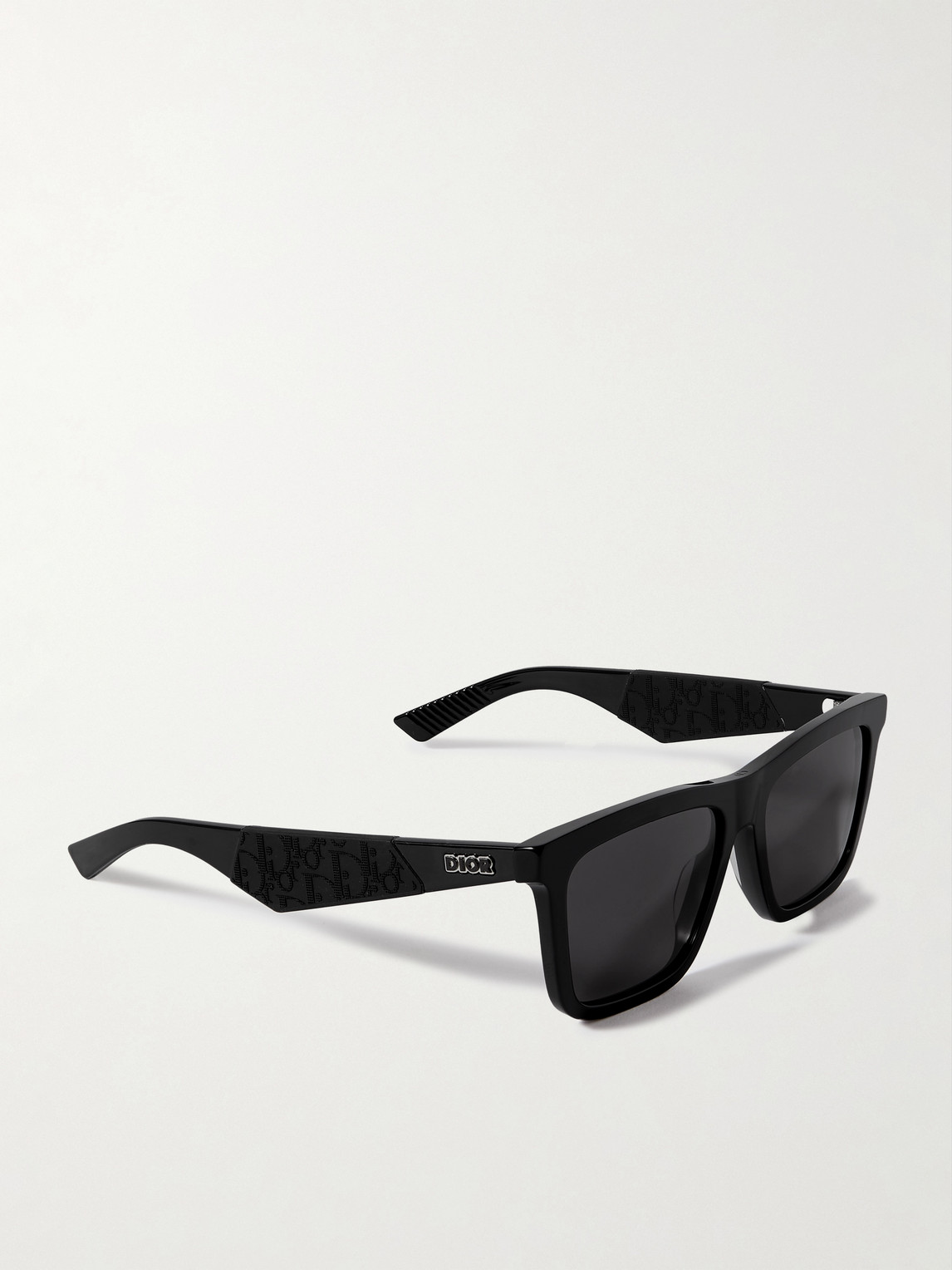 Shop Dior B27 S1i D-frame Logo-detailed Acetate Sunglasses In Black