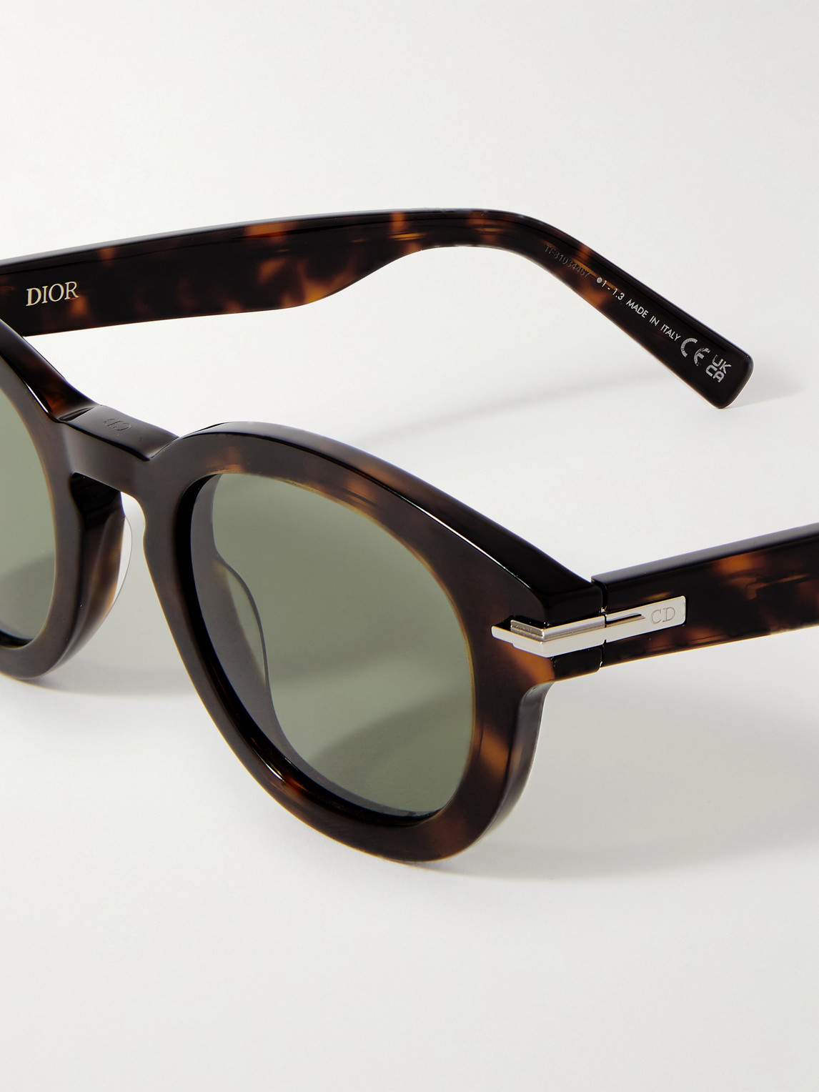 Shop Dior Blacksuit R5i Round-frame Acetate Sunglasses In Unknown