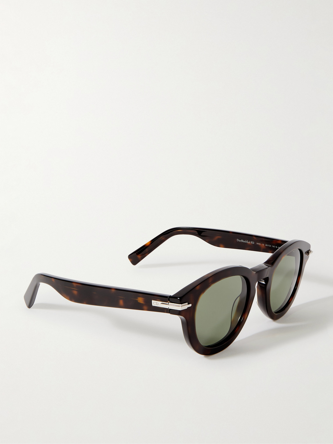 Shop Dior Blacksuit R5i Round-frame Acetate Sunglasses In Unknown