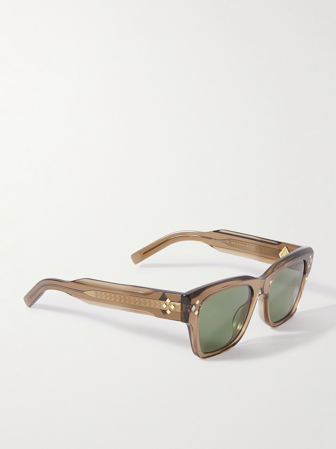 Dior Cd Diamond S2i D-frame Acetate And Silver-tone Sunglasses In Brown