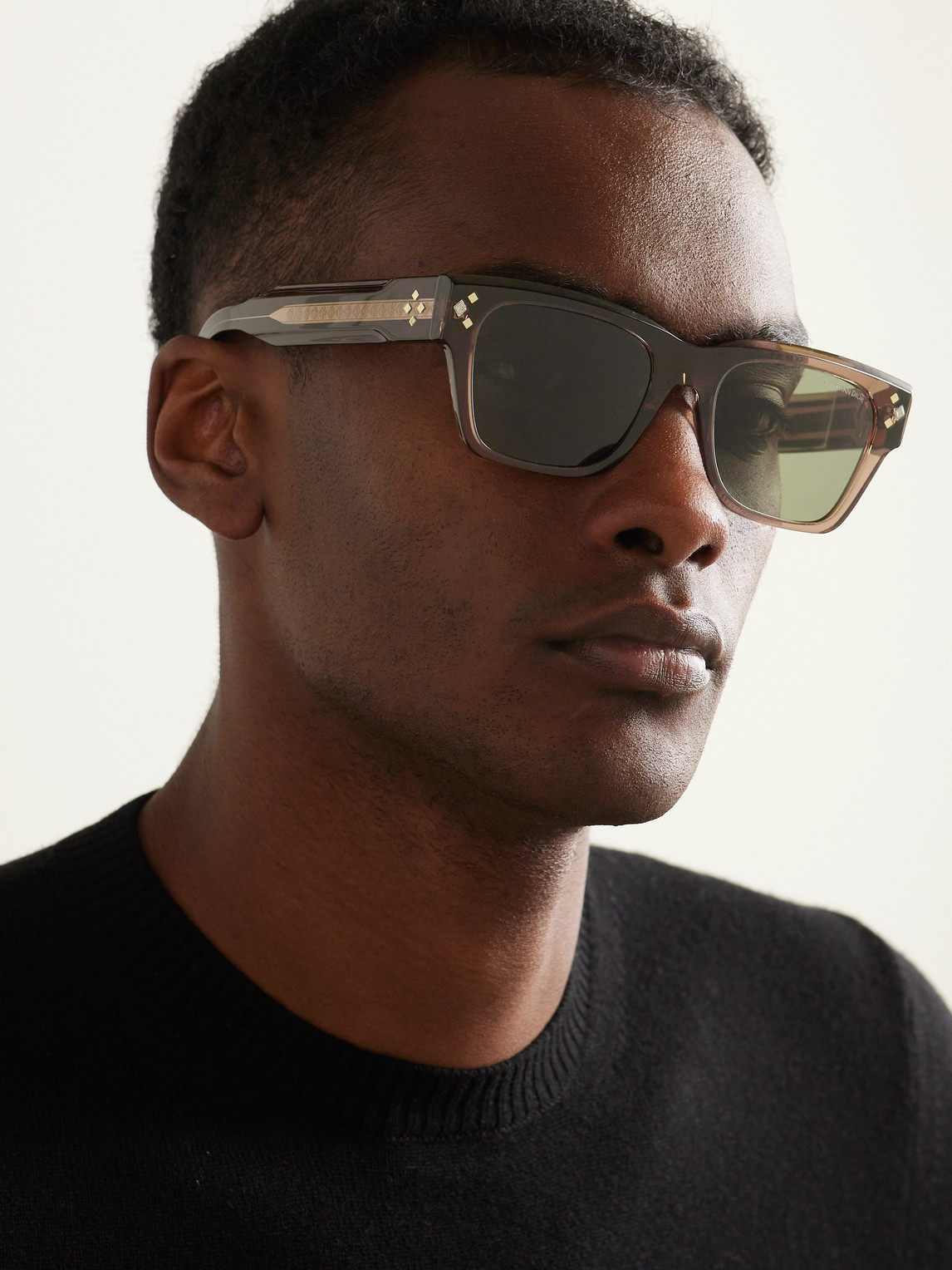 Dior Cd Diamond S2i D-frame Acetate And Silver-tone Sunglasses In Brown