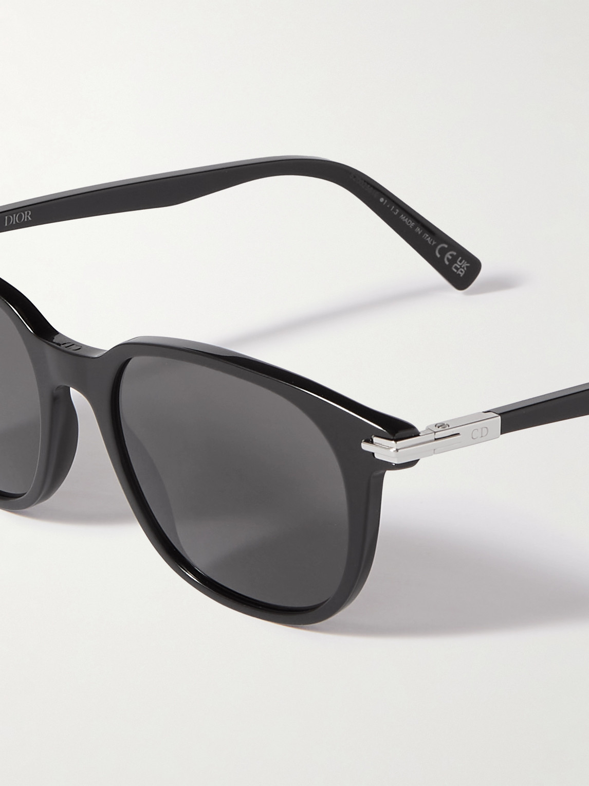 Shop Dior Blacksuit S12i D-frame Acetate Sunglasses In Black