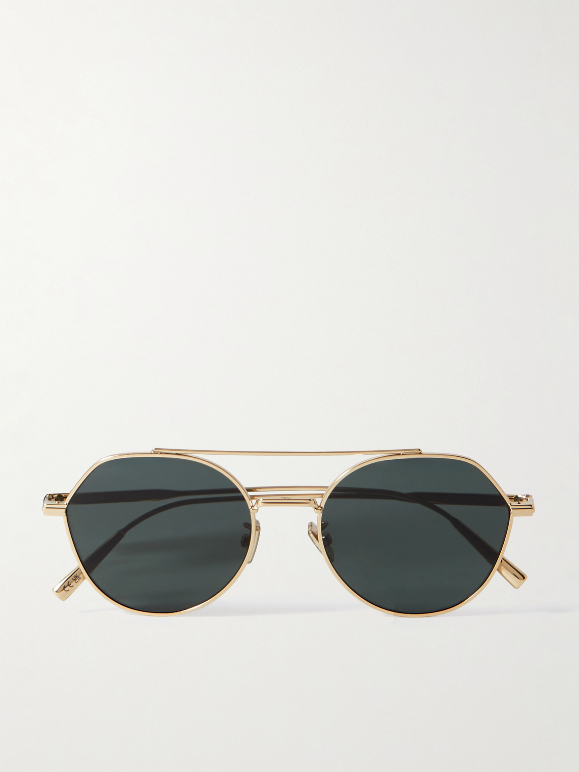 DIOR Eyewear DiorBlackSuit R6U Aviator-Style Gold-Tone Sunglasses - Men