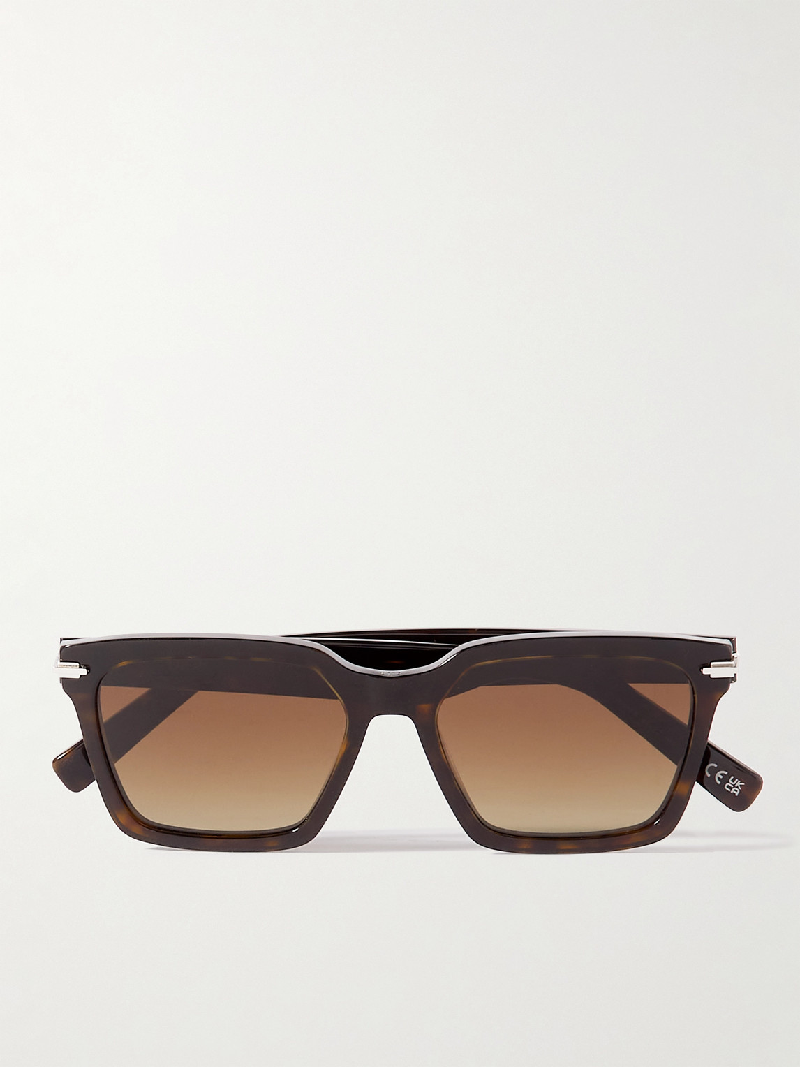 DIOR Eyewear DiorBlackSuit S3I Square-Frame Tortoiseshell Acetate Sunglasses - Men
