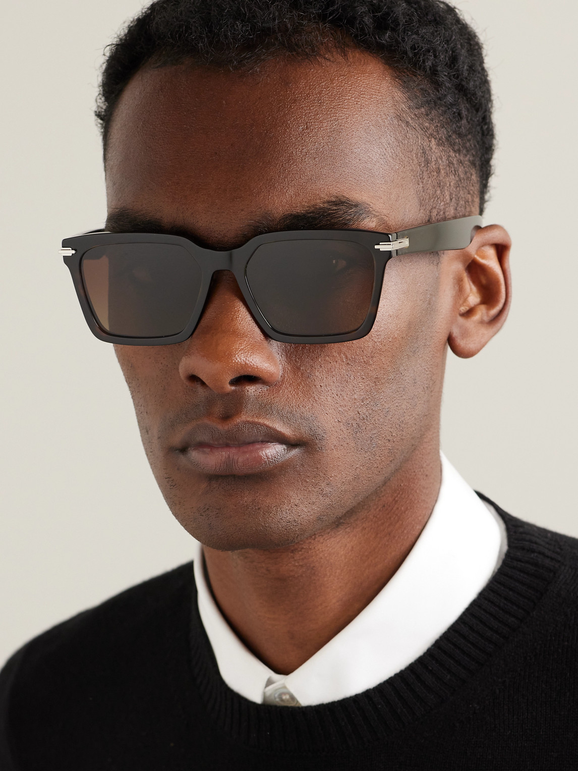 Dior Blacksuit S3i Square-frame Tortoiseshell Acetate Sunglasses In Tortoiseshell
