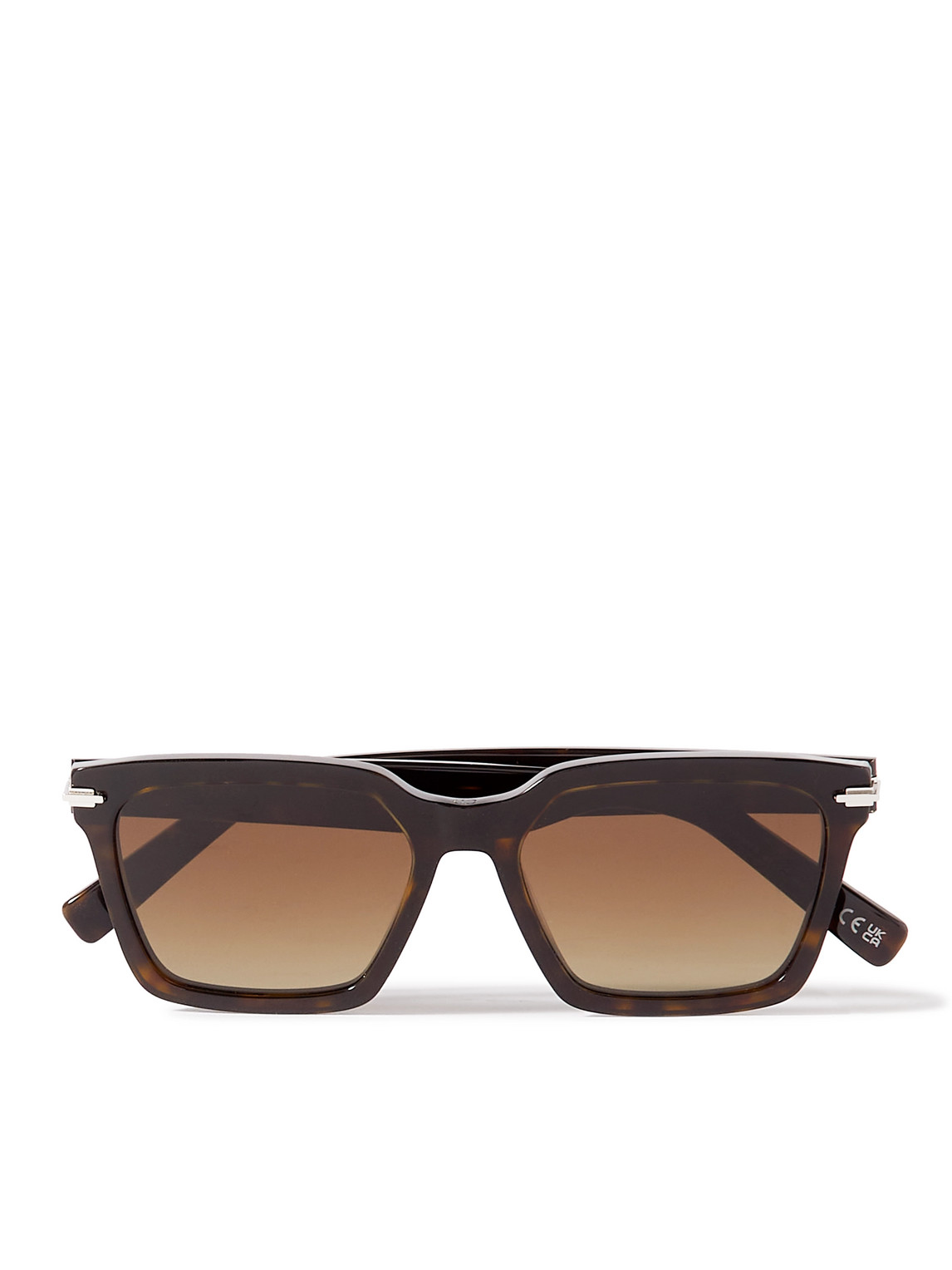 DiorBlackSuit S3I Square-Frame Tortoiseshell Acetate Sunglasses