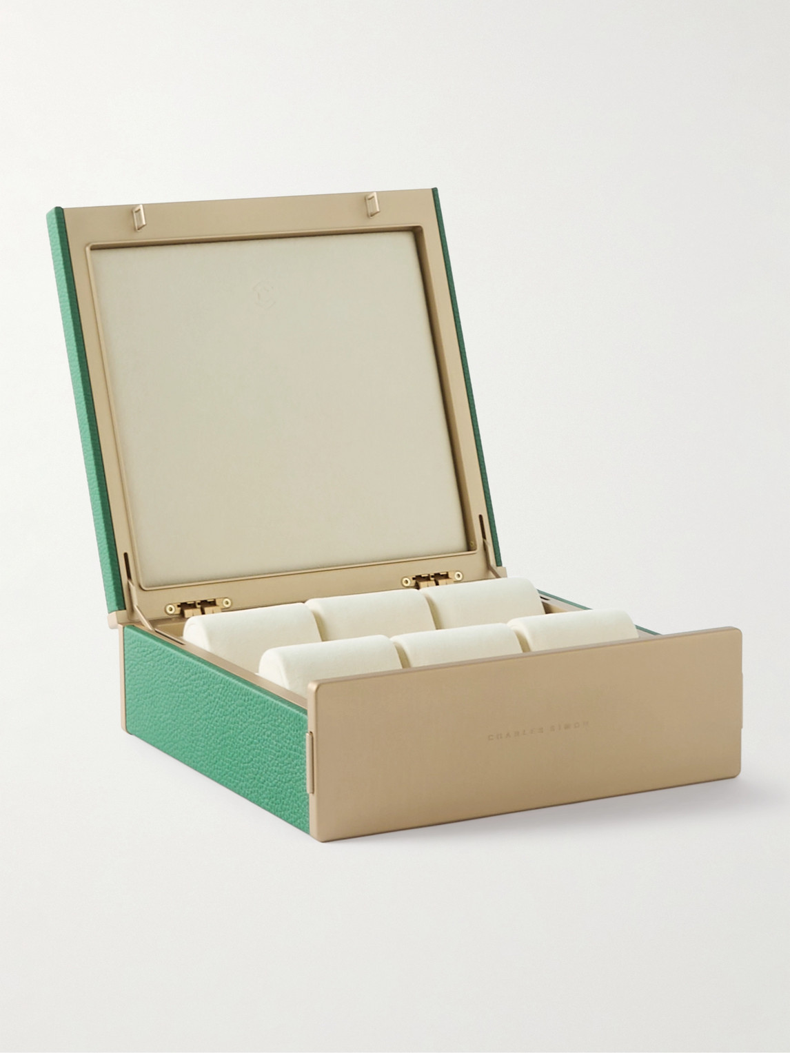 Spence Full-Grain Leather Six-Piece Watch Case