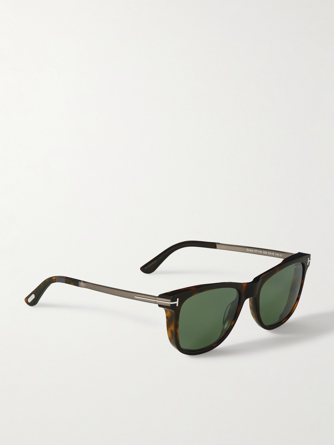 Tom Ford Sinatra D-frame Tortoiseshell Acetate And Silver-tone Sunglasses In Tortoiseshell