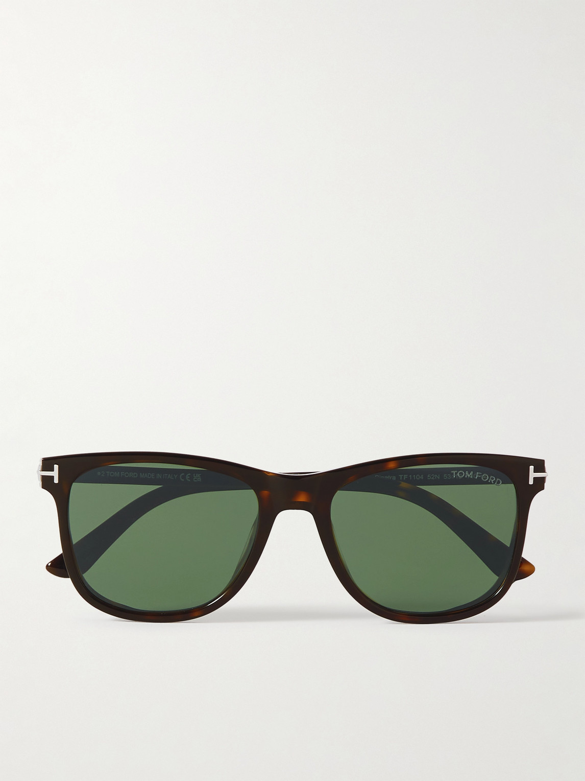 Tom Ford Sinatra D-Frame Tortoiseshell Acetate and Silver-Tone Sunglasses - Men