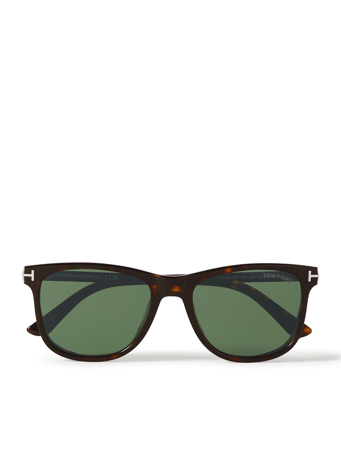 Tom Ford Sinatra D-frame Tortoiseshell Acetate And Silver-tone Sunglasses