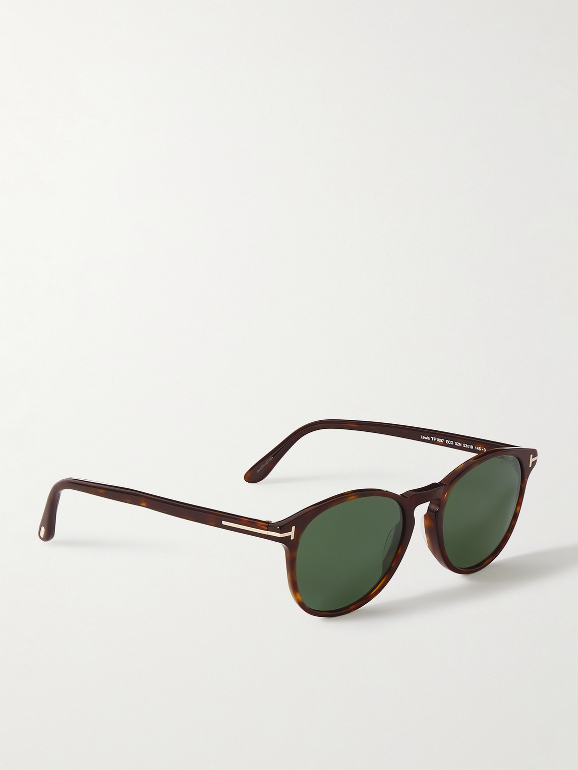 Tom Ford Lewis Round-frame Tortoiseshell Acetate Sunglasses In Tortoiseshell