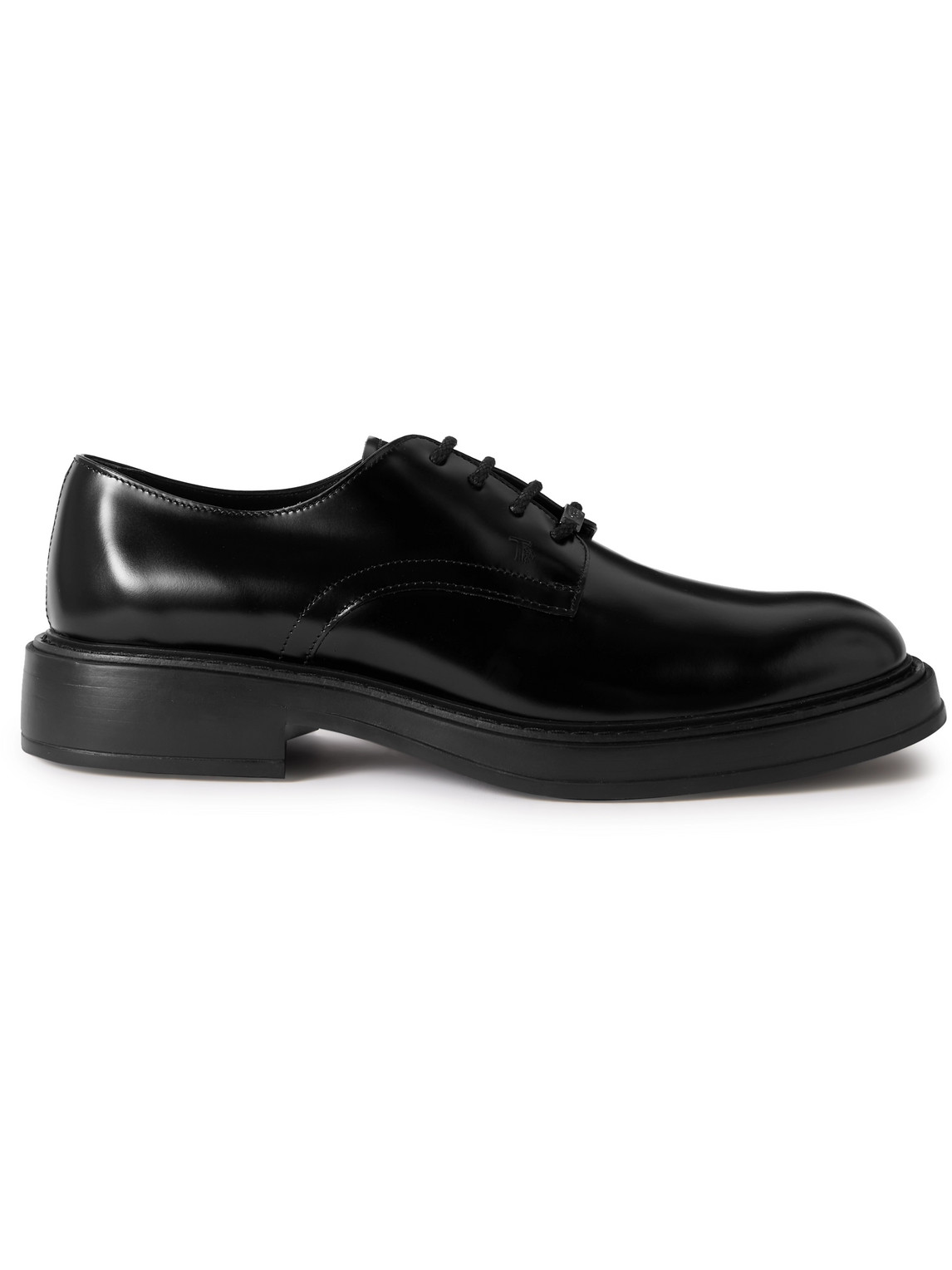 Glossed-Leather Derby Shoes