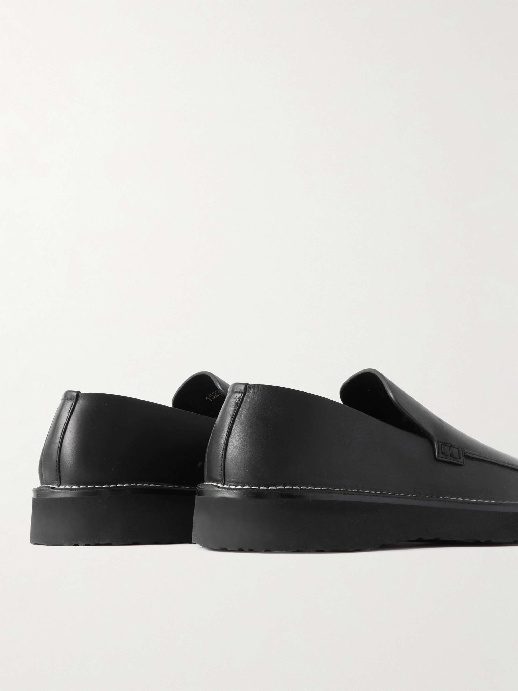 LOEWE + Paula's Ibiza Faro Leather Loafers for Men | MR PORTER
