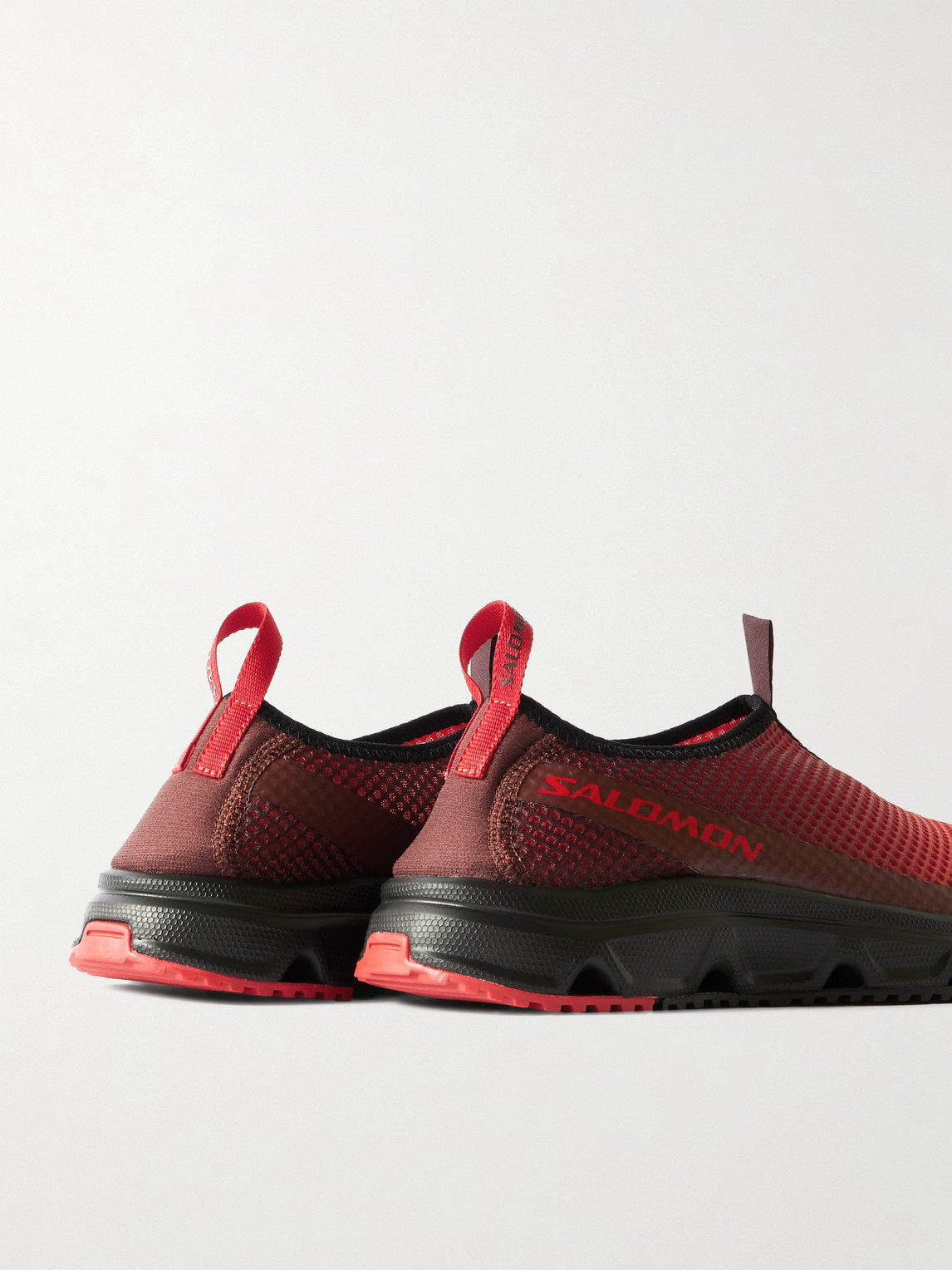 Shop Salomon Rx Moc 3.0 Mesh Slip-on Sneakers In Red