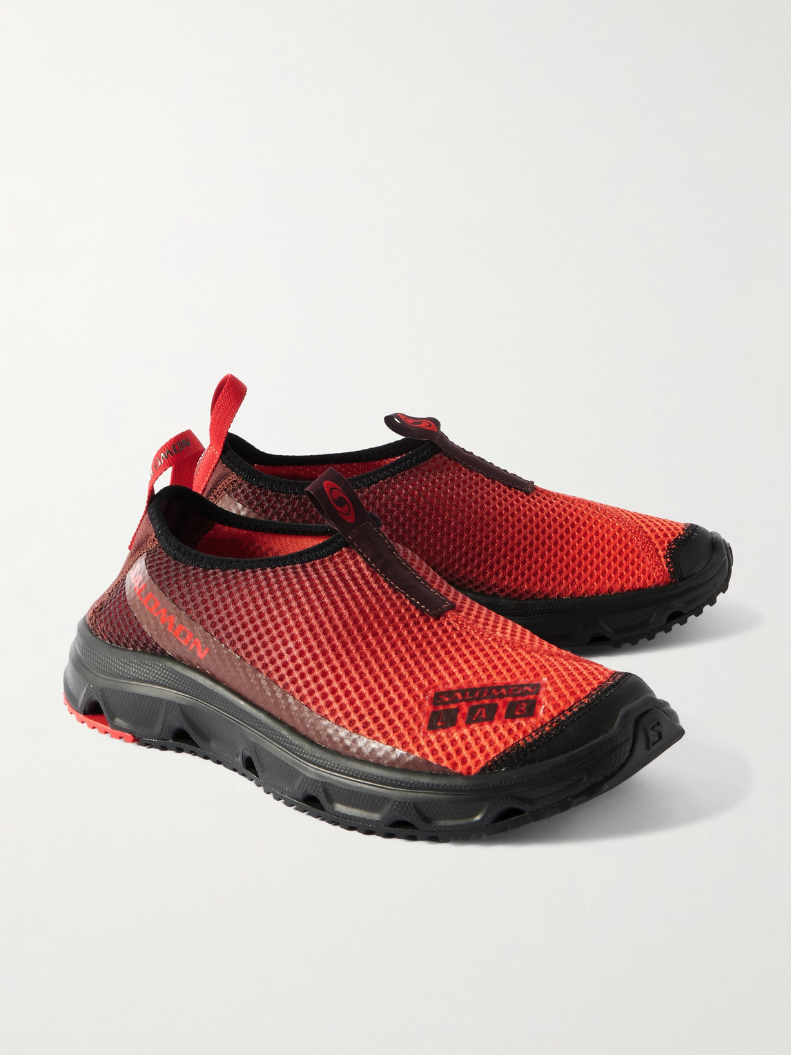 Shop Salomon Rx Moc 3.0 Mesh Slip-on Sneakers In Red