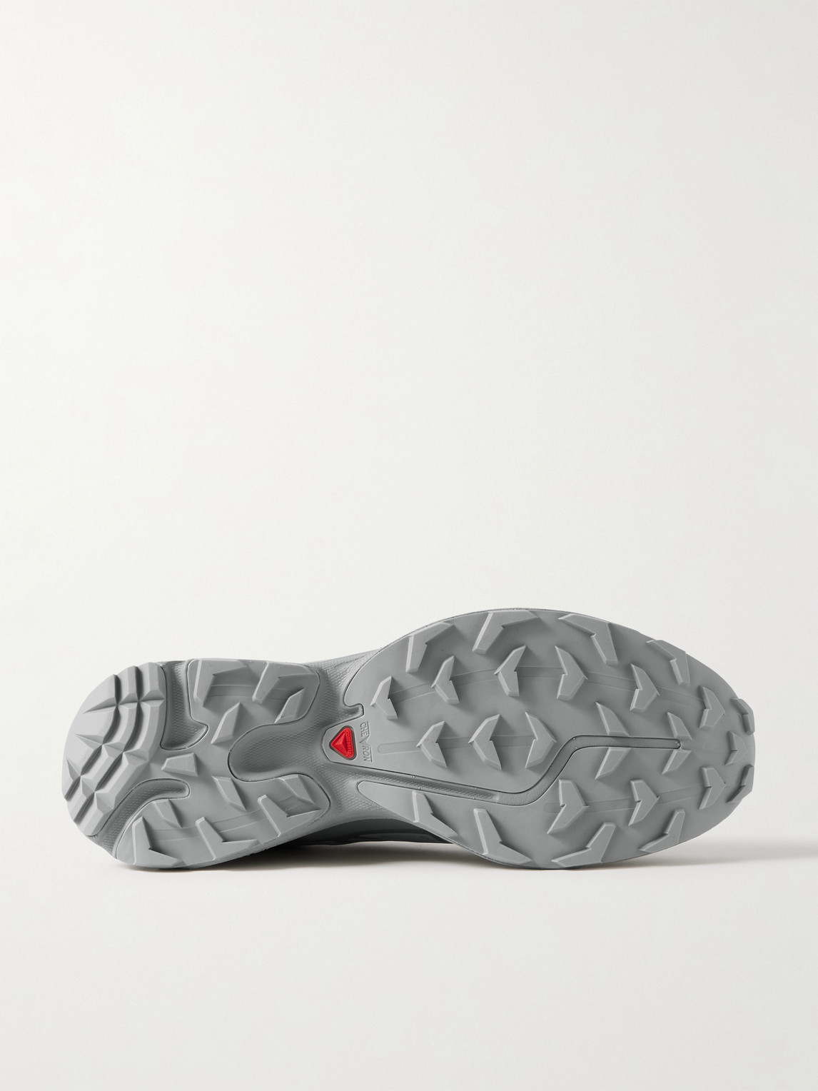 Salomon Xt-6 Rubber-trimmed Mesh Sneakers In Gray