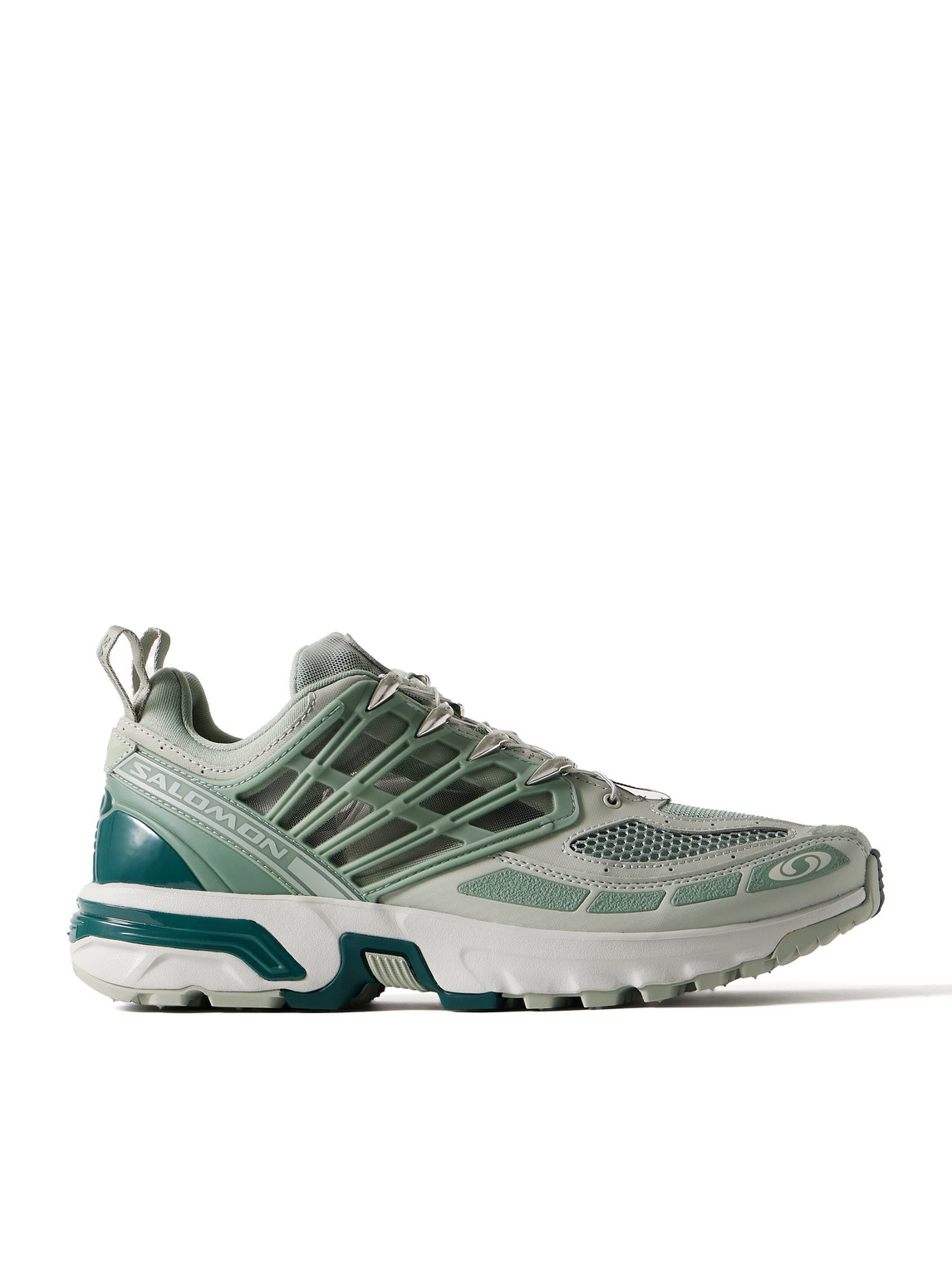 スニーカー SALOMON S/LAB X-ALP SUEDE AND MESH SNEAKERS Salomon - X-ALP LTR Mesh and Suede Sneakers - Neutrals Salomon