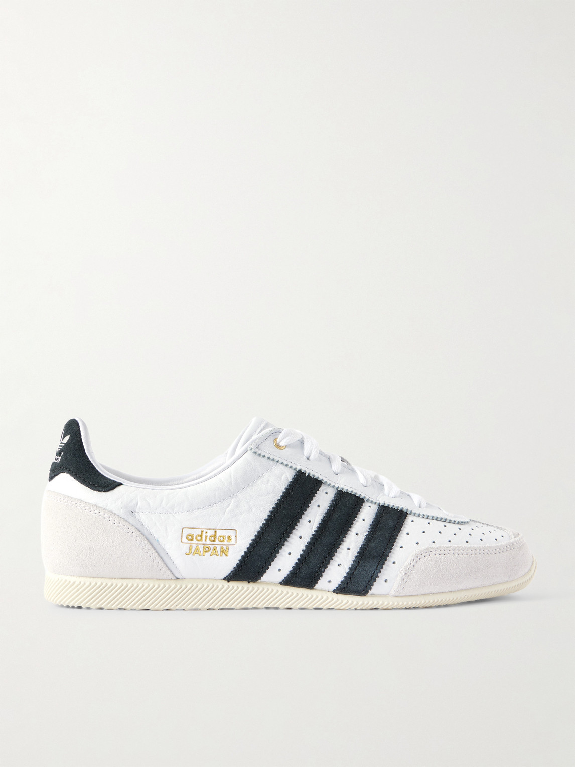 Japan Suede and Textured-Leather Sneakers