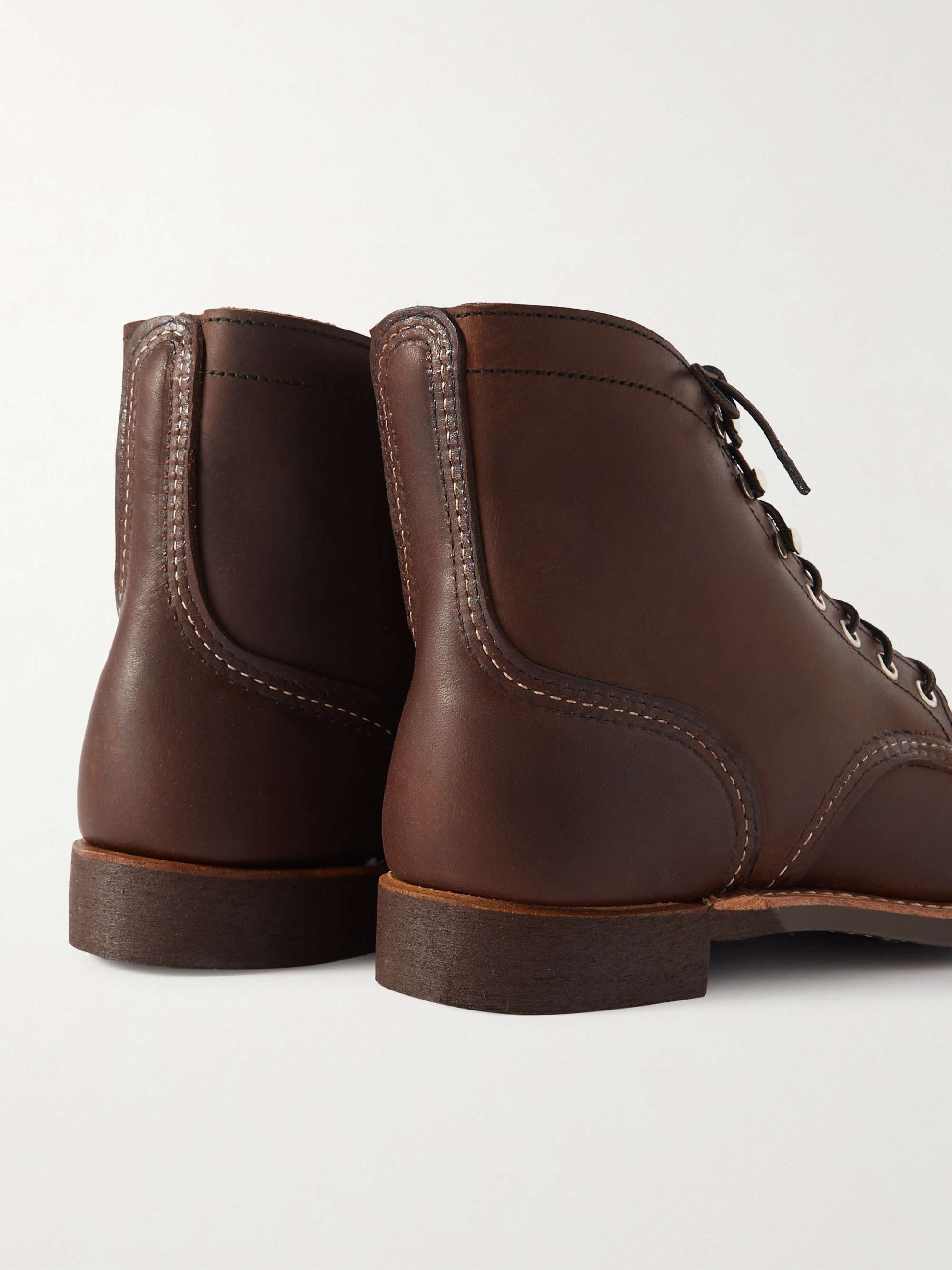 RED WING SHOES Iron Ranger Leather Boots