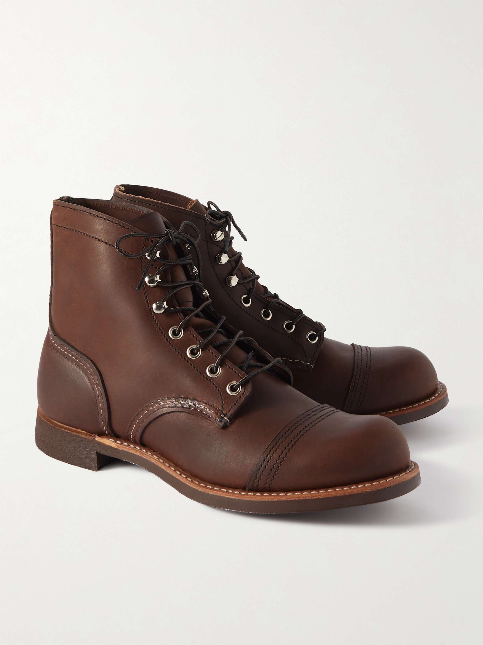 RED WING SHOES Iron Ranger Leather Boots