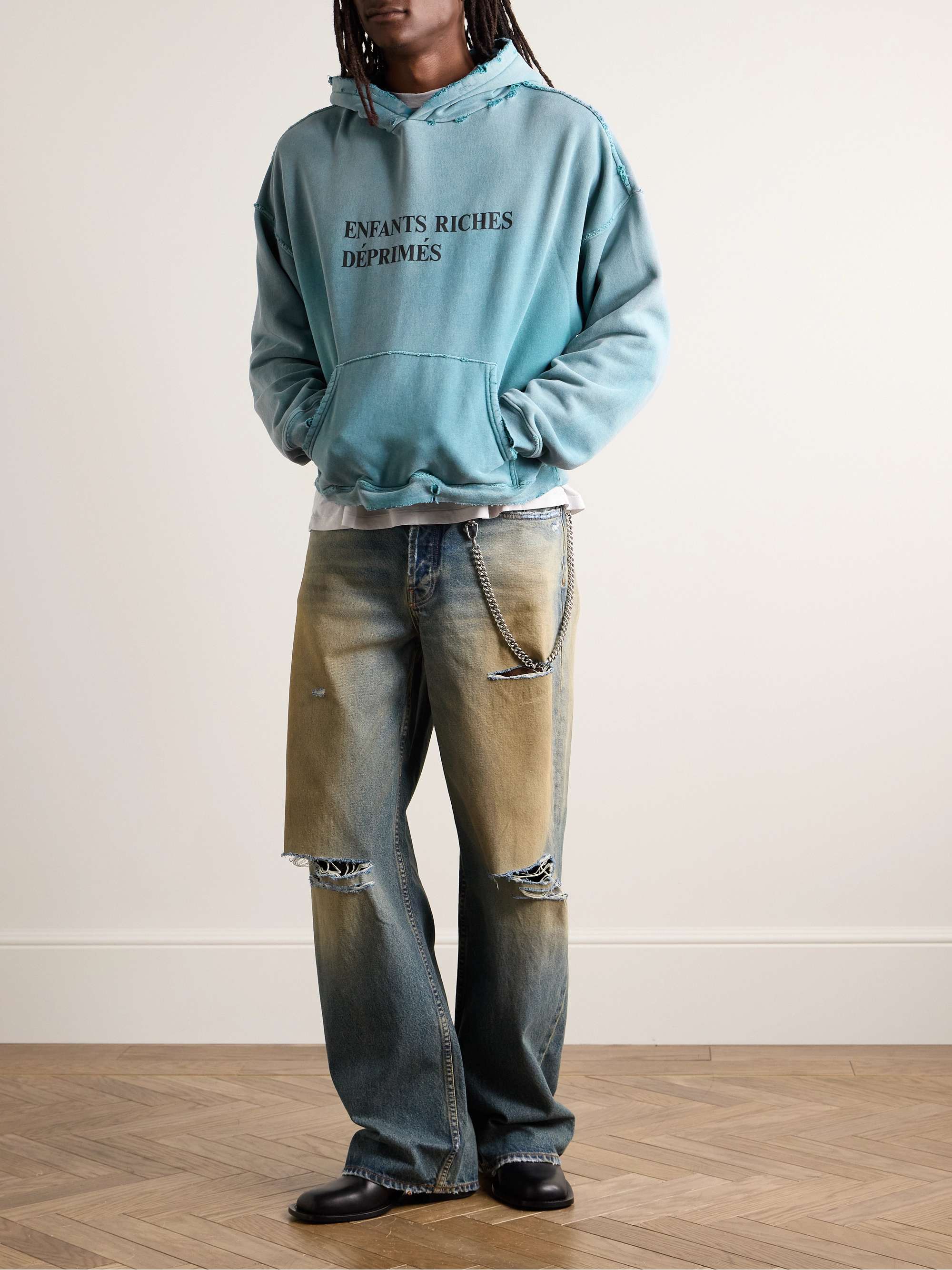 Enfants Riches Déprimés ダメージ ミッドライズ ジーンズ