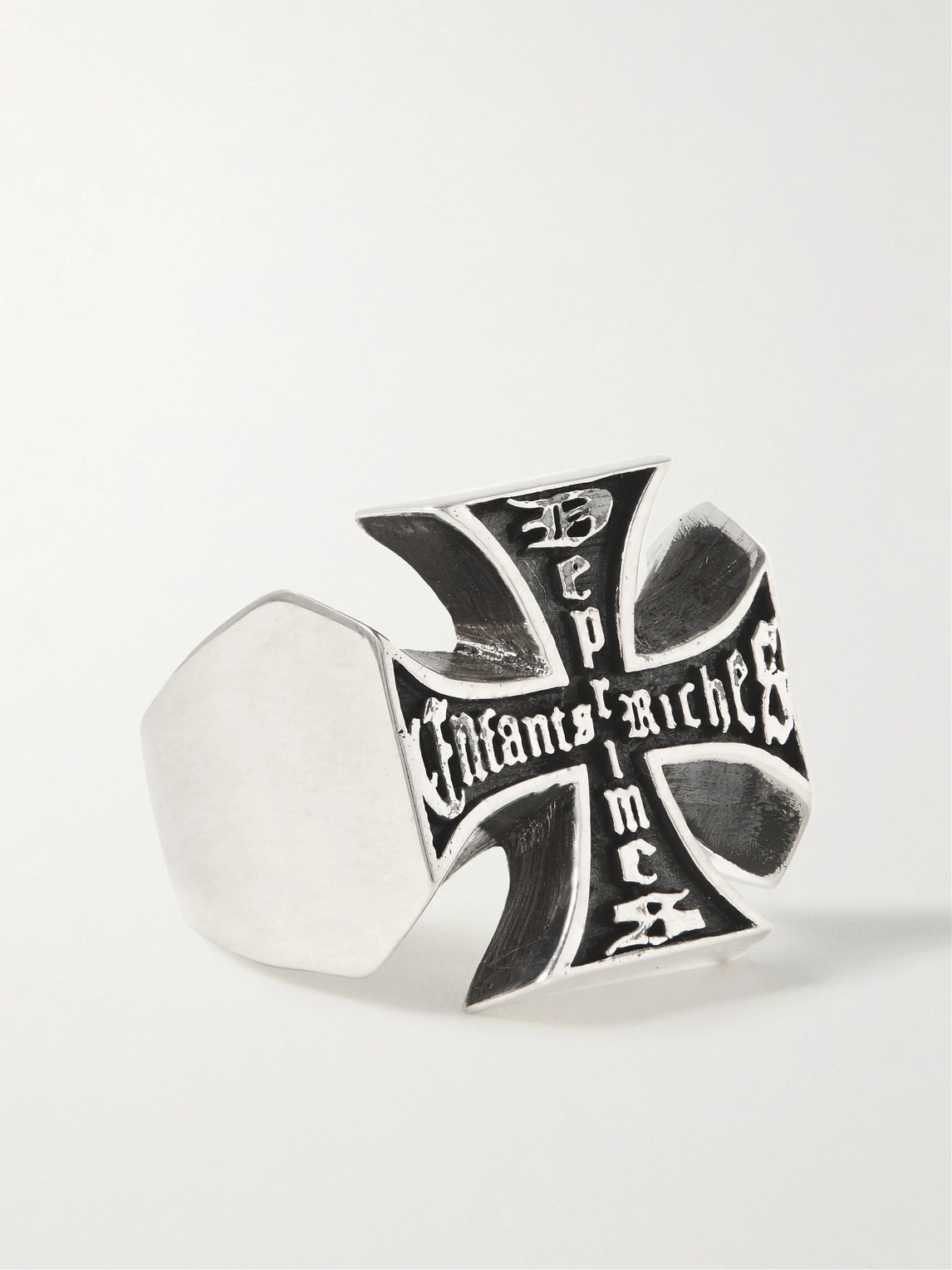 Enfants Riches Deprimes Cross Silver Ring