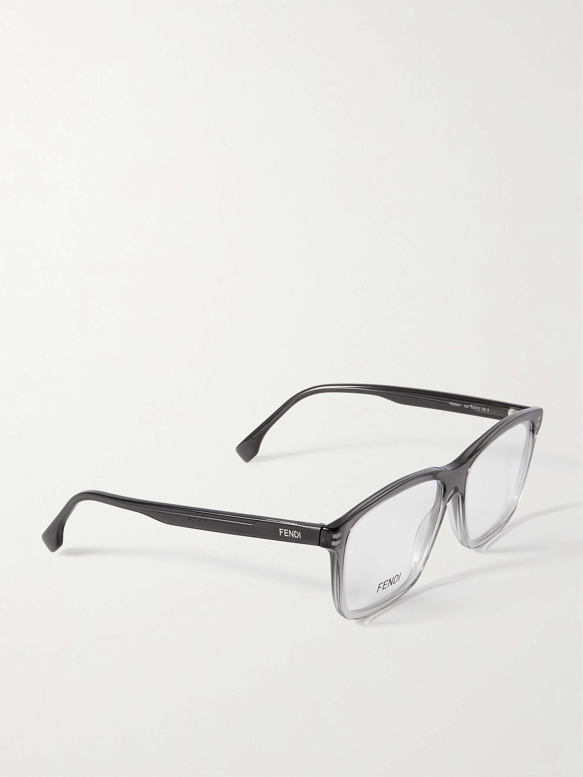FENDI EYEWEAR Fendi Fine D-Frame Acetate Optical Glasses for Men | MR ...