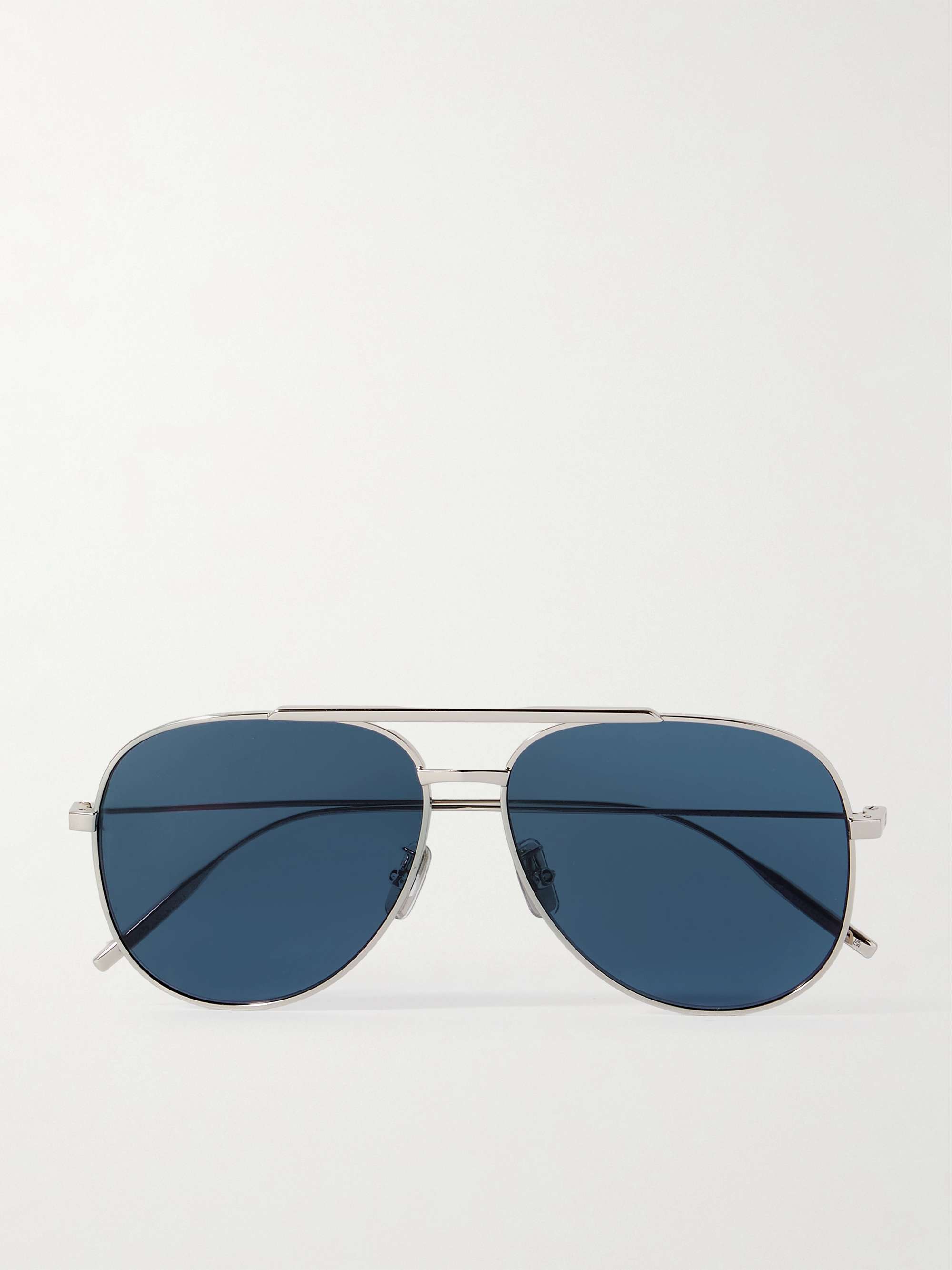 GIVENCHY EYEWEAR GV Speed Aviator-Style Silver-Tone Sunglasses for Men ...