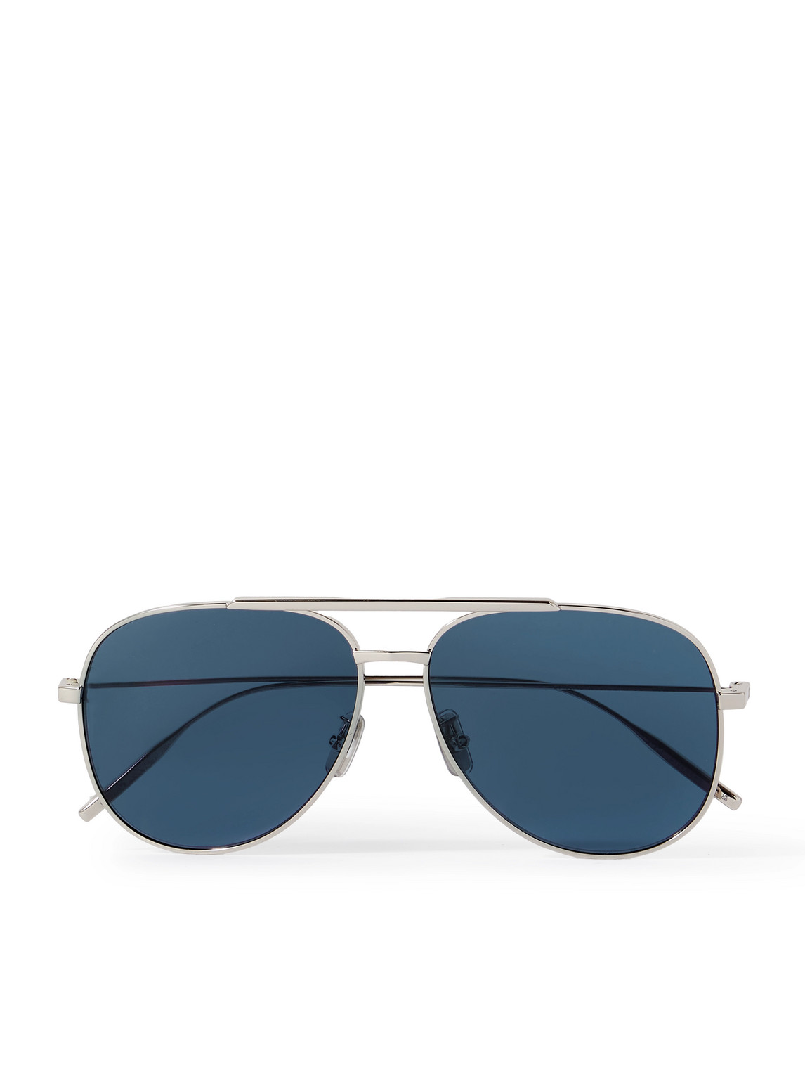Givenchy Gv Speed Aviator-style Silver-tone Sunglasses In Blue
