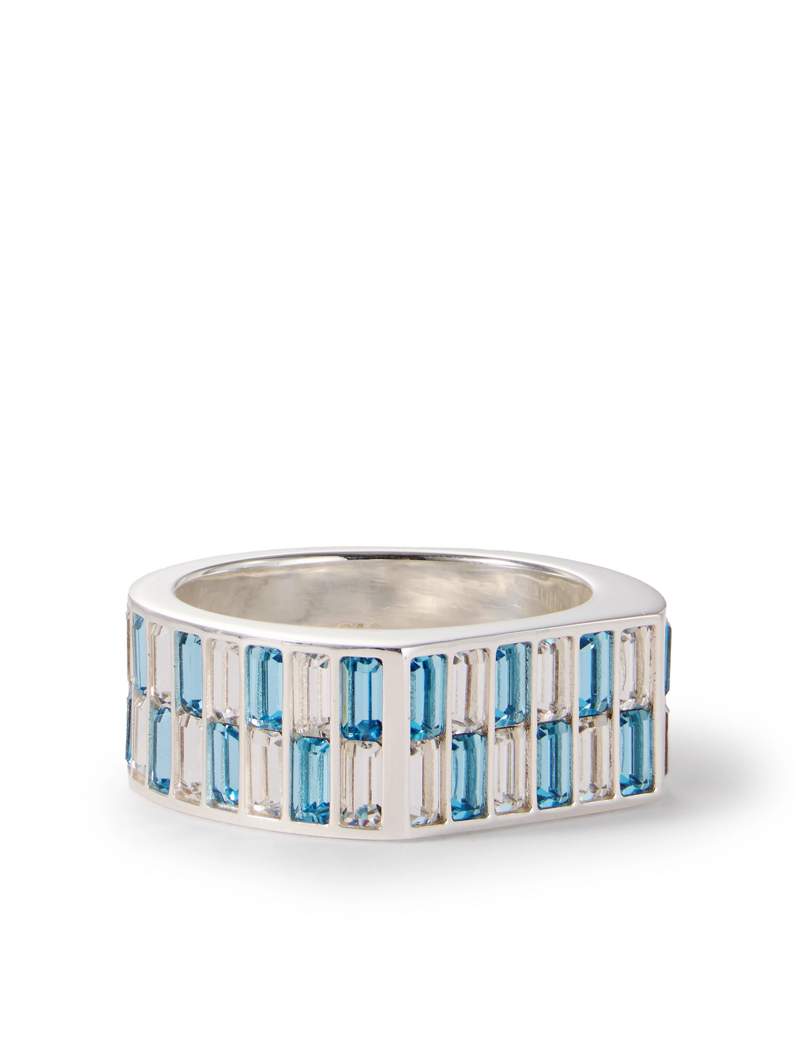 Hatton Labs Mirage Silver Cubic Zirconia Ring