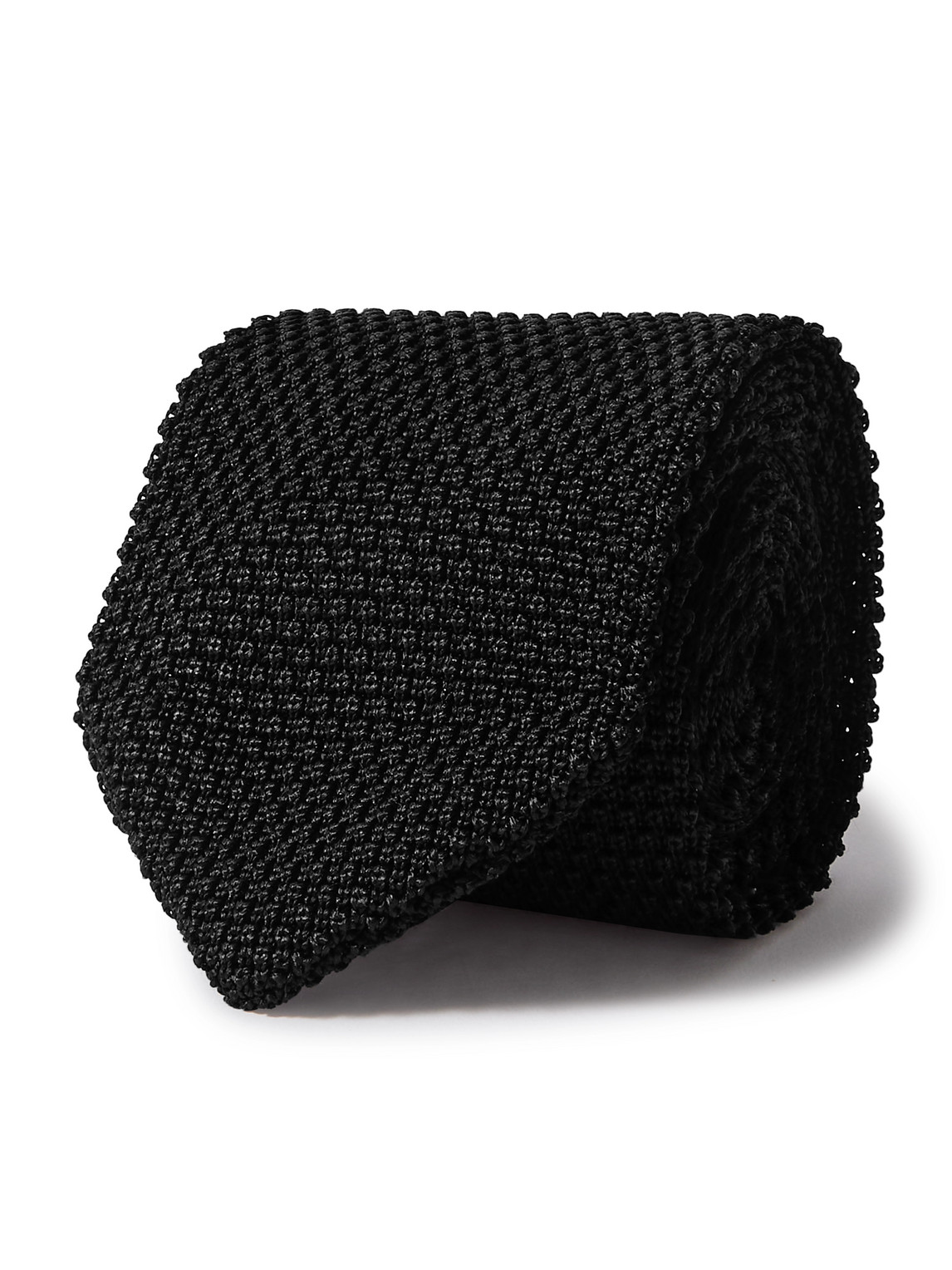 7cm Knitted Silk Tie