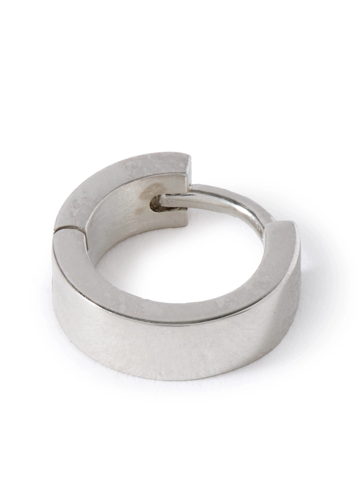 Le Gramme Ribbon 0.8g Recycled Sterling Silver Single Hoop Earring