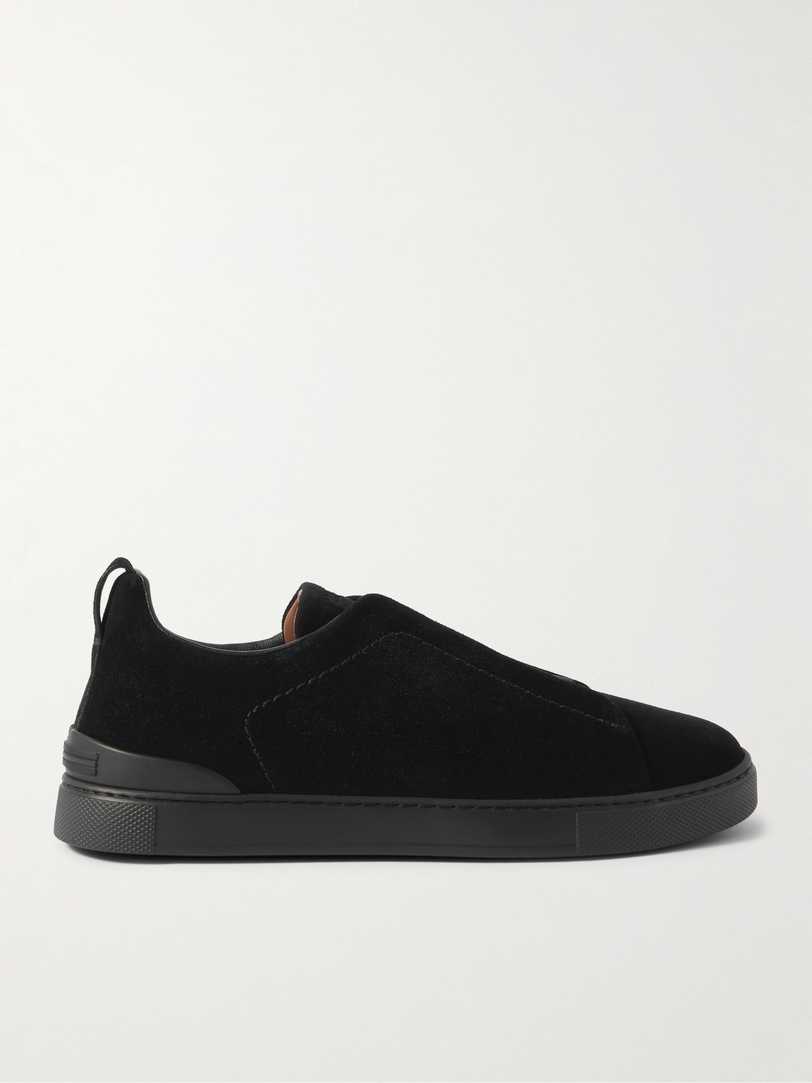 Zegna Triple Stitch™ Suede Slip-On Sneakers - Men