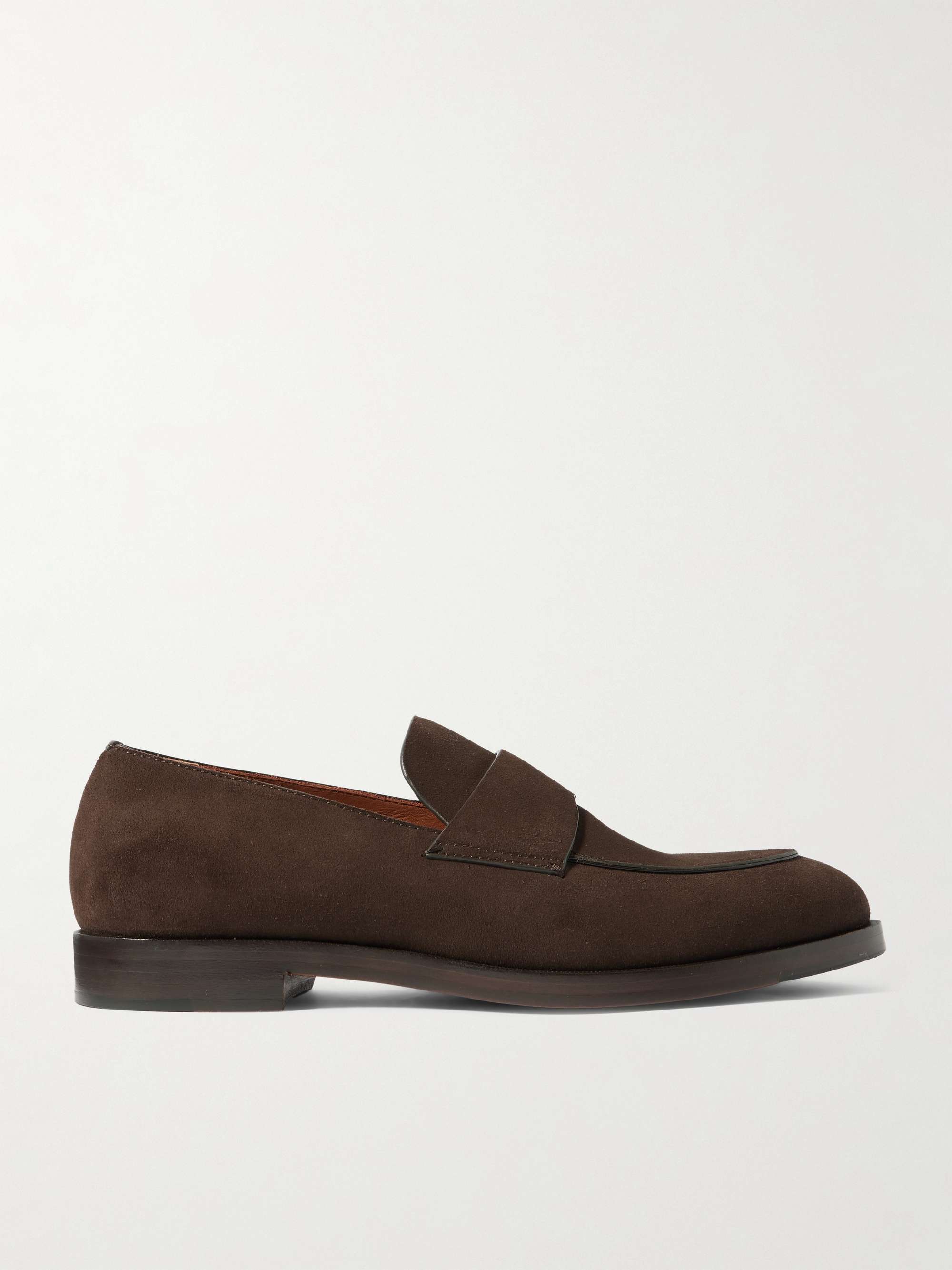 Zegna suede loafers cheap