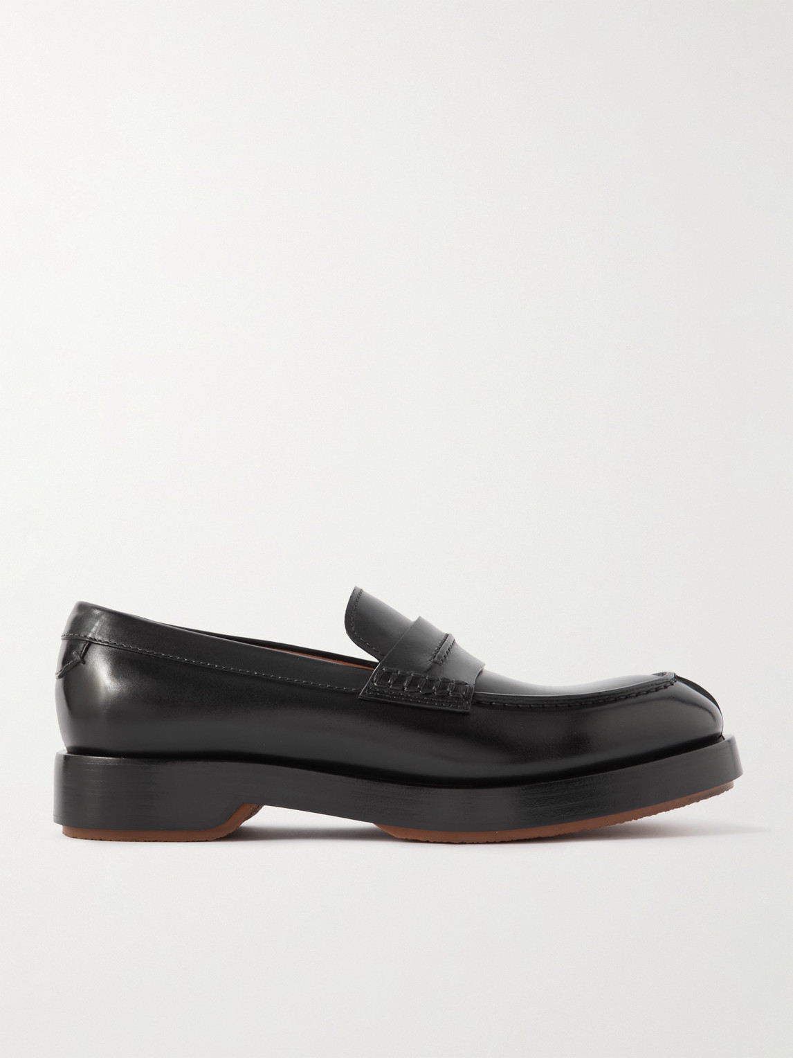 Zegna Udine Leather Penny Loafers - Men