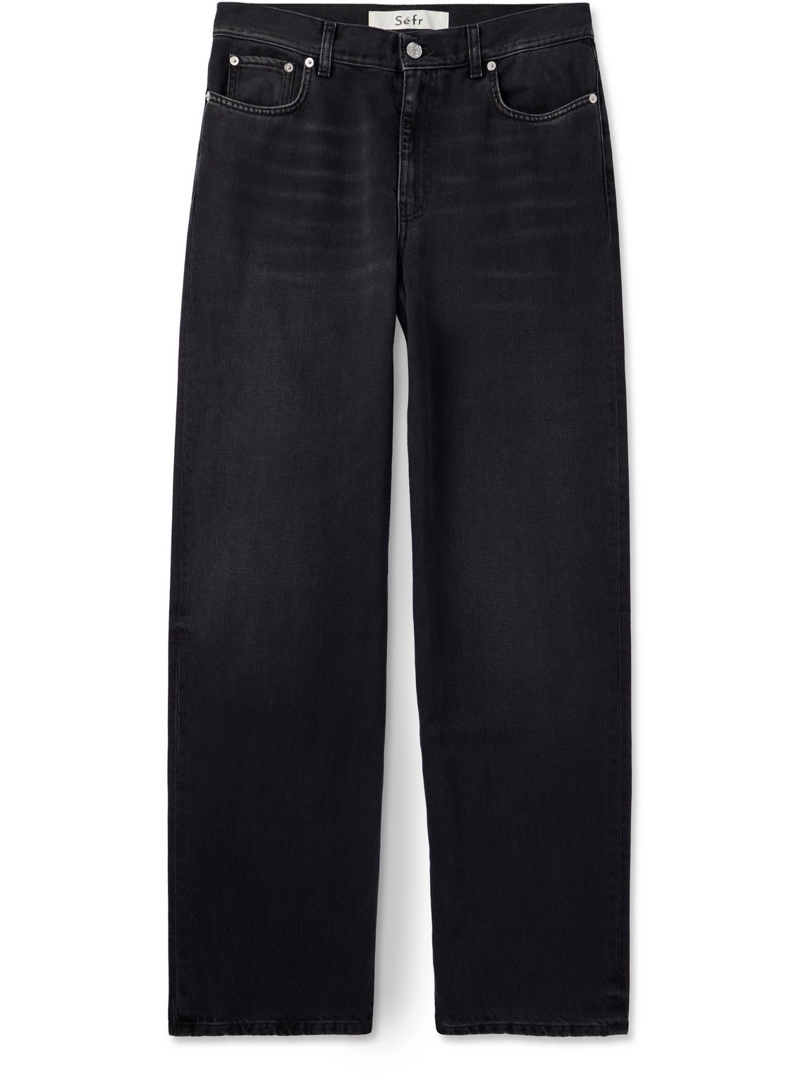 Séfr Straight-leg Jeans In Black