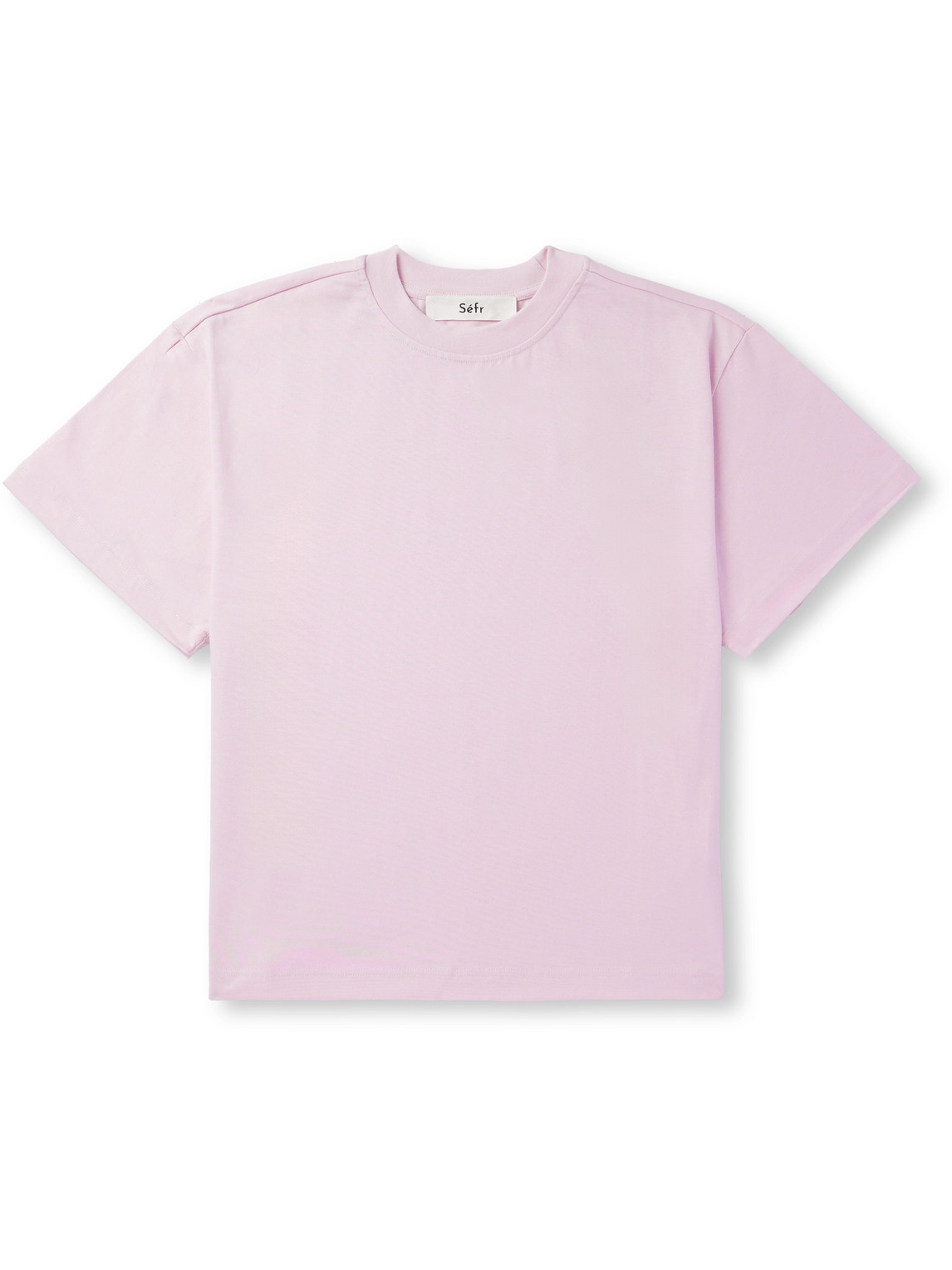 Séfr Atelier Cotton-jersey T-shirt In Pink