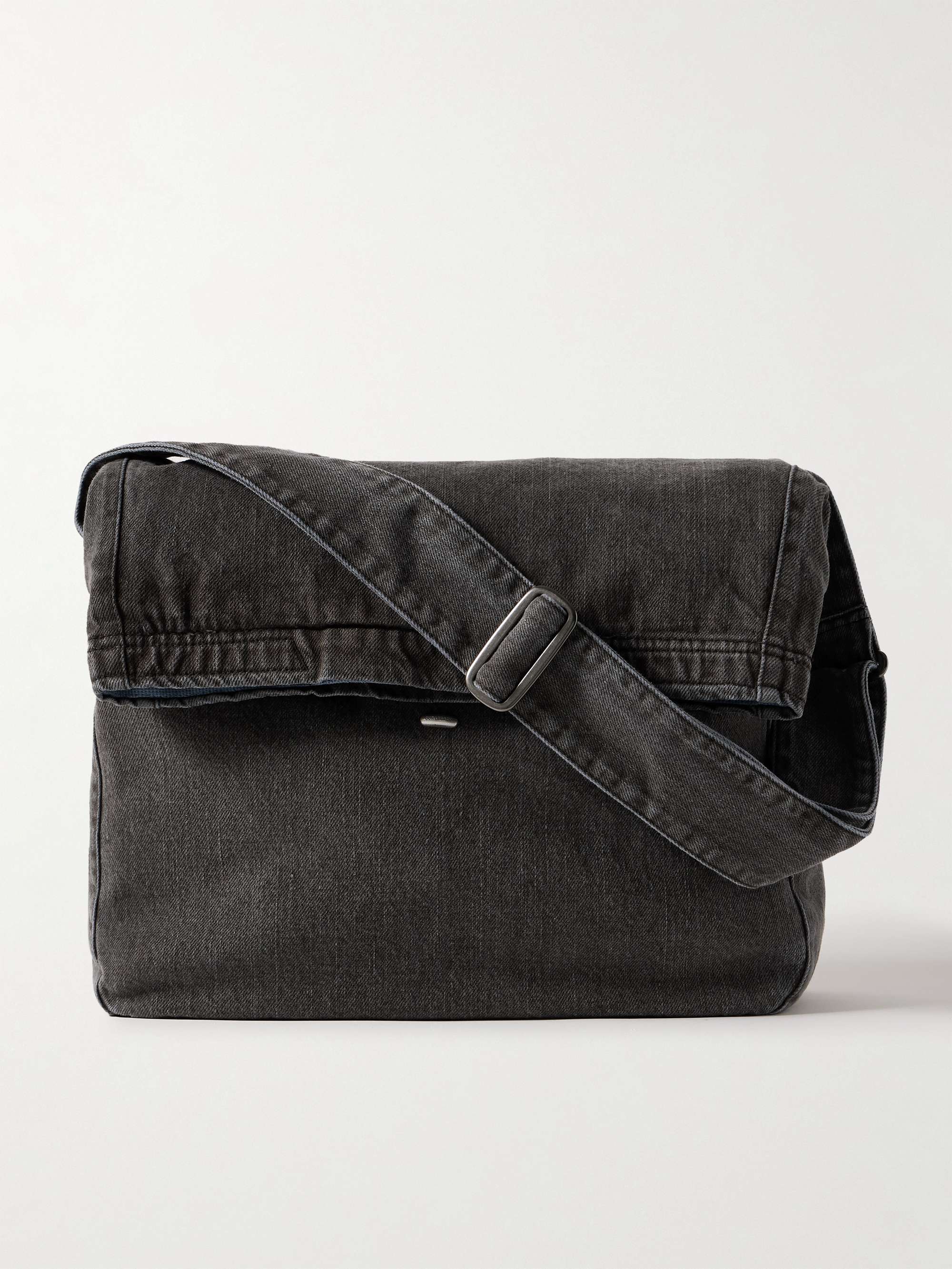 OUR LEGACY Sling Denim Messenger Bag for Men | MR PORTER