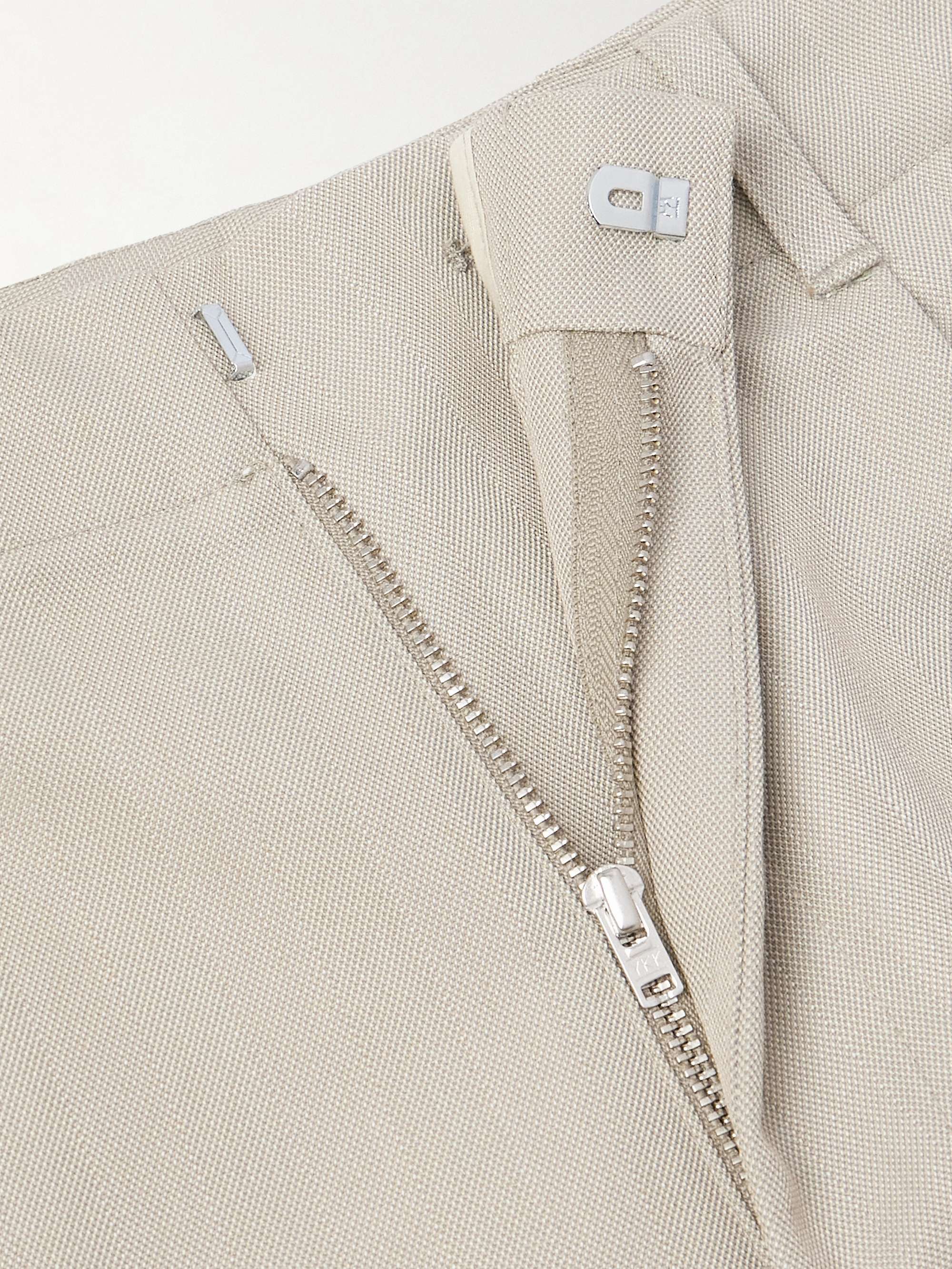 OUR LEGACY Borrowed Straight-Leg Pleated Woven Chinos for OUR LEGACY Borrowed Straight-Leg Pleated Woven Chinos for
