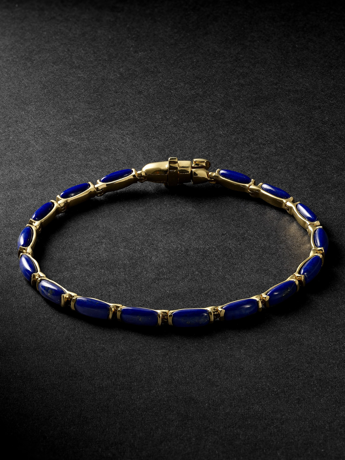 Fernando Jorge 18-karat Gold Lapis Lazuli Bracelet In Blue