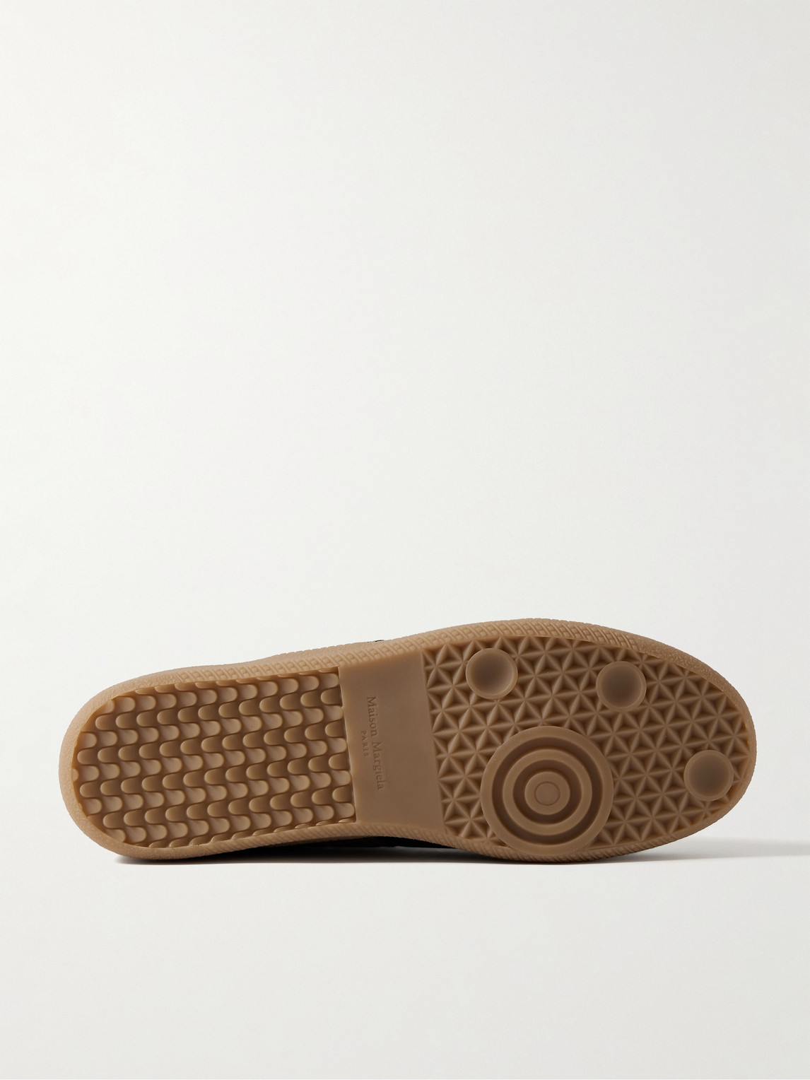 Maison Margiela Leather Replica Sneakers In Brown