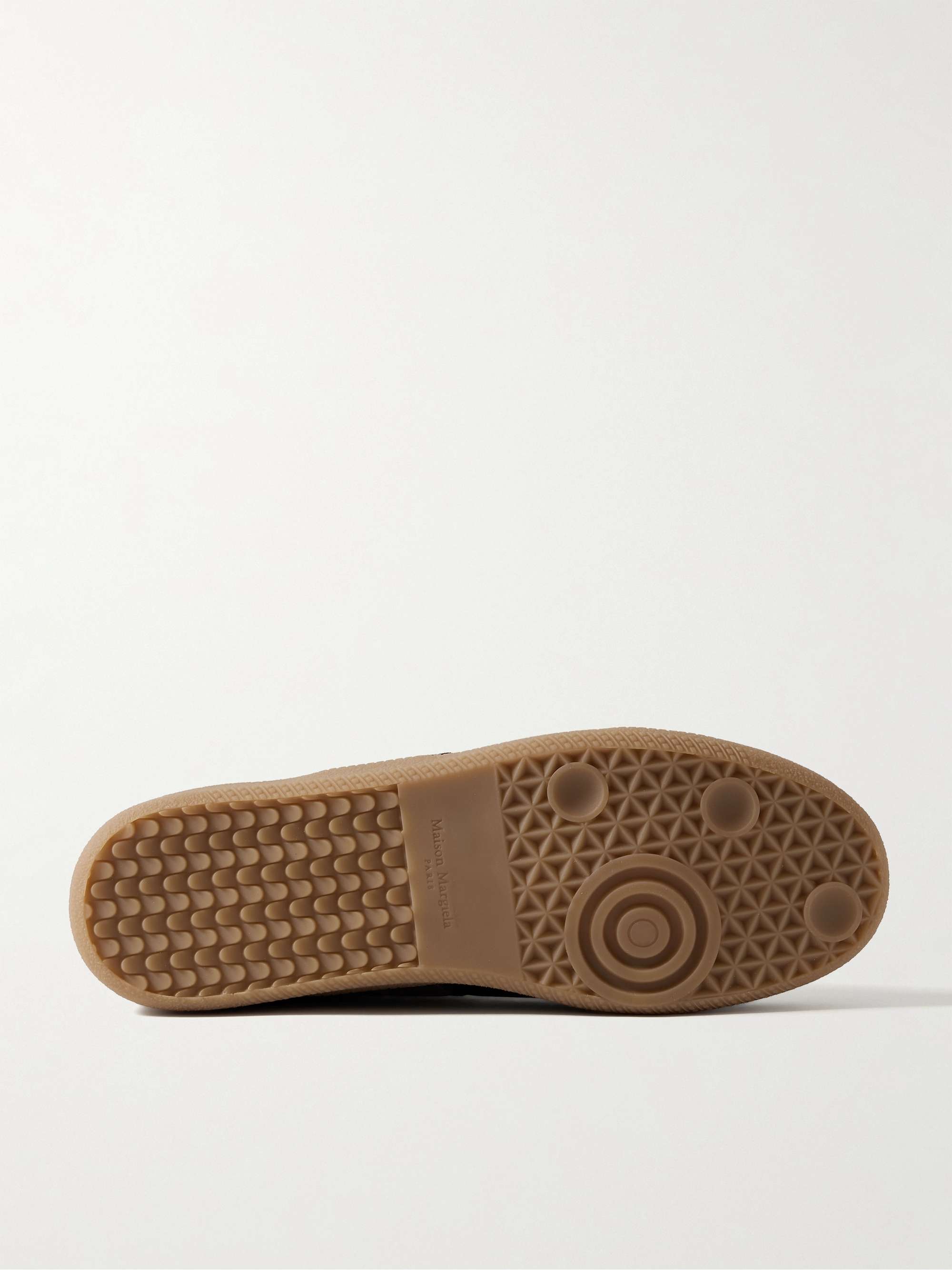 MAISON MARGIELA Replica Leather and Suede Sneakers