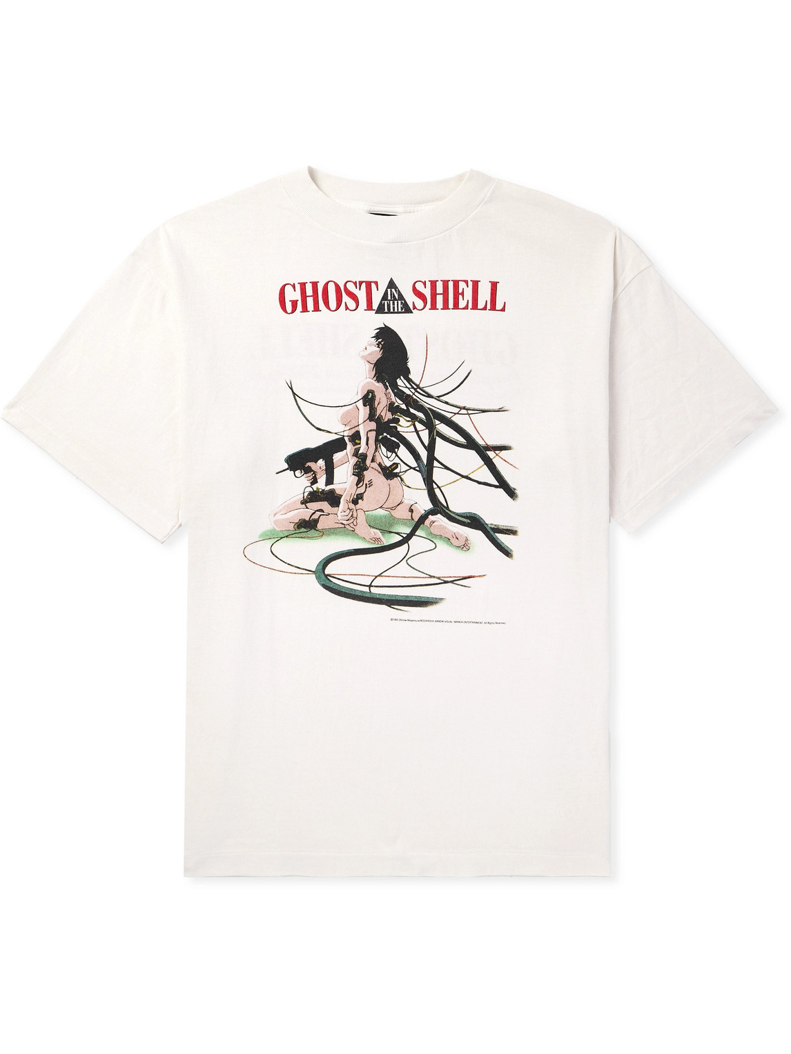 Ghost in the Shell Printed Cotton-Jersey T-Shirt
