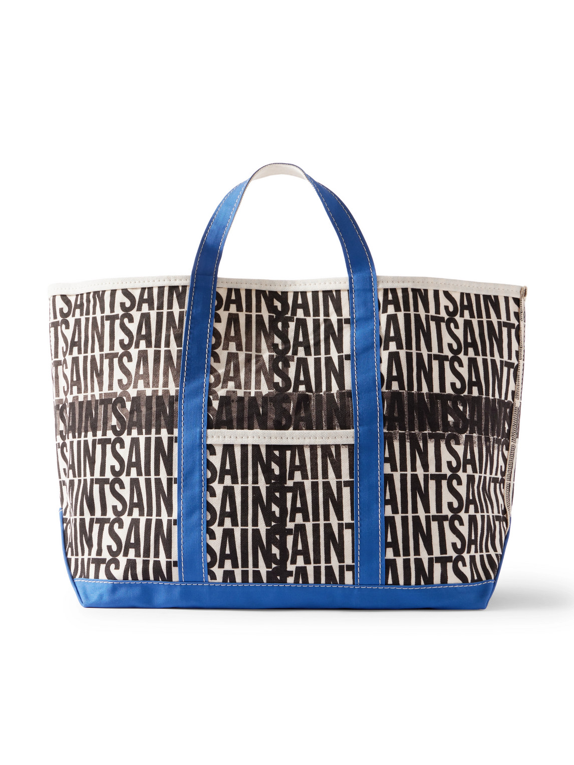 Logo-Print Canvas Tote Bag