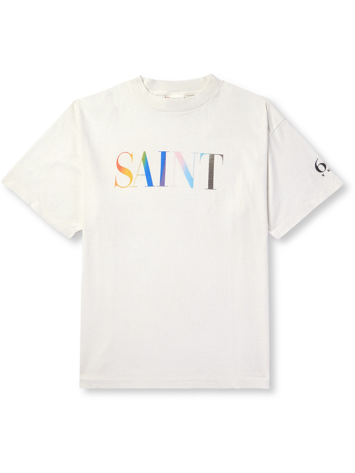 Rainbow Logo-Print Cotton-Jersey T-Shirt