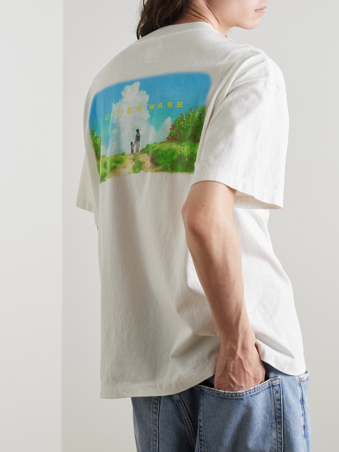 SAINT MXXXXXX SUMMER WARS GEEKS RULE PRINTED COTTON-JERSEY T-SHIRT