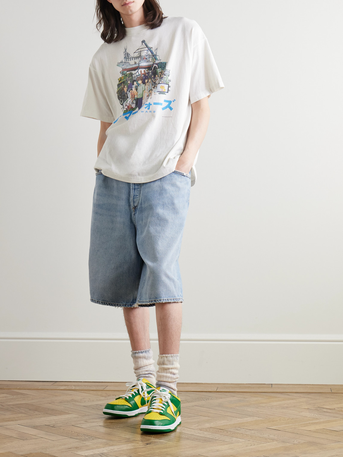 SAINT MXXXXXX SUMMER WARS GEEKS RULE PRINTED COTTON-JERSEY T-SHIRT