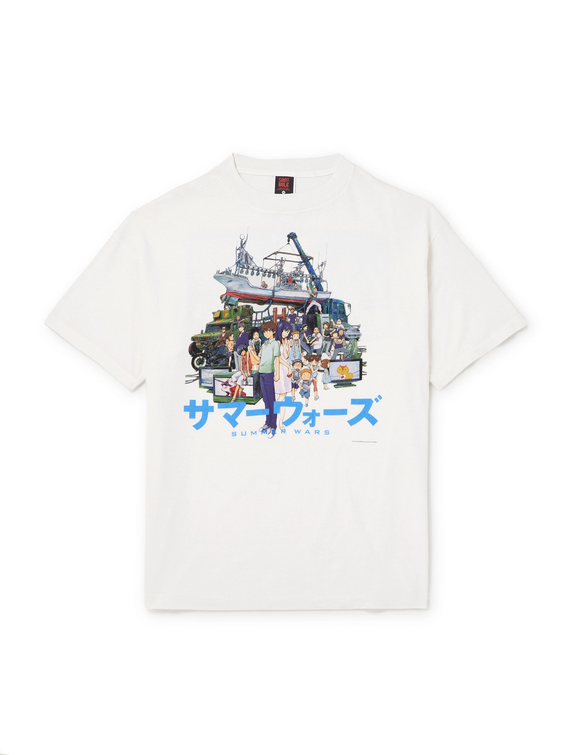 SAINT MXXXXXX SUMMER WARS GEEKS RULE PRINTED COTTON-JERSEY T-SHIRT